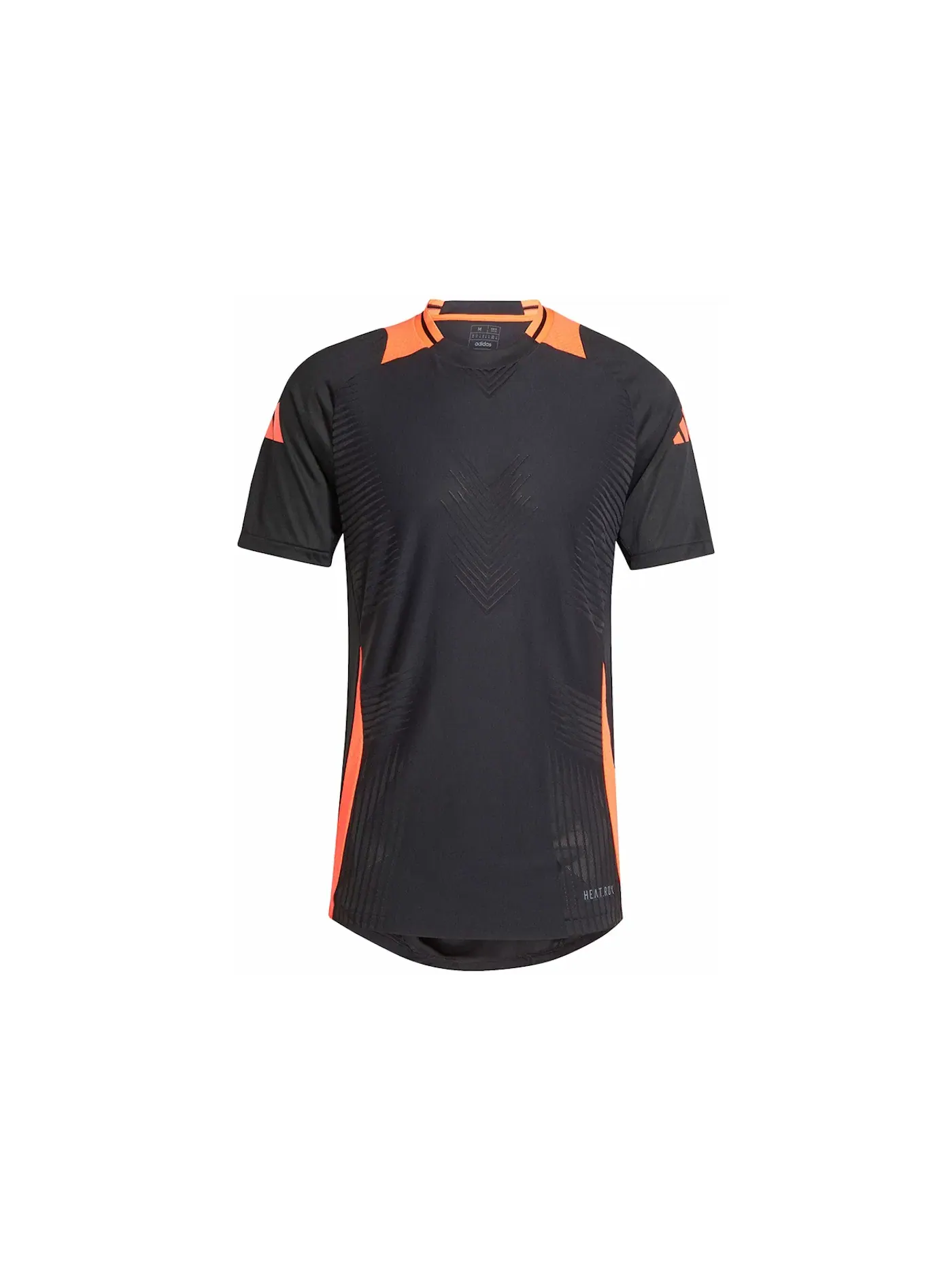 Мужская тренировочная футболка с длинным рукавом Jersey Adidas — изображение 1 из 1, черный красный