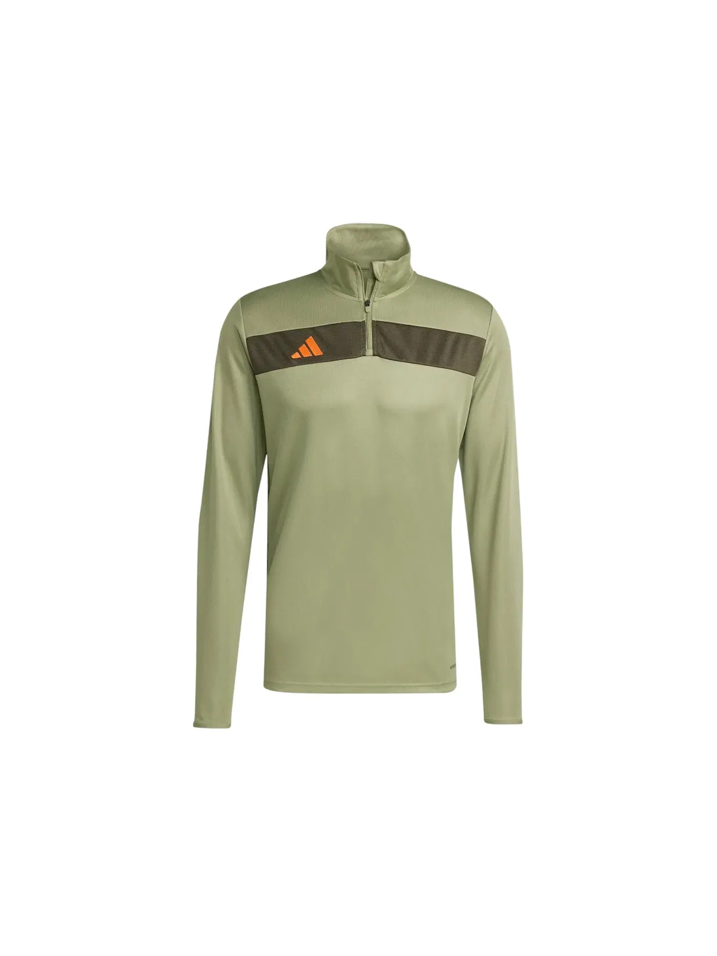 Мужская футболка с длинным рукавом Adidas Top — изображение 1 из 1, зеленый оранжевый