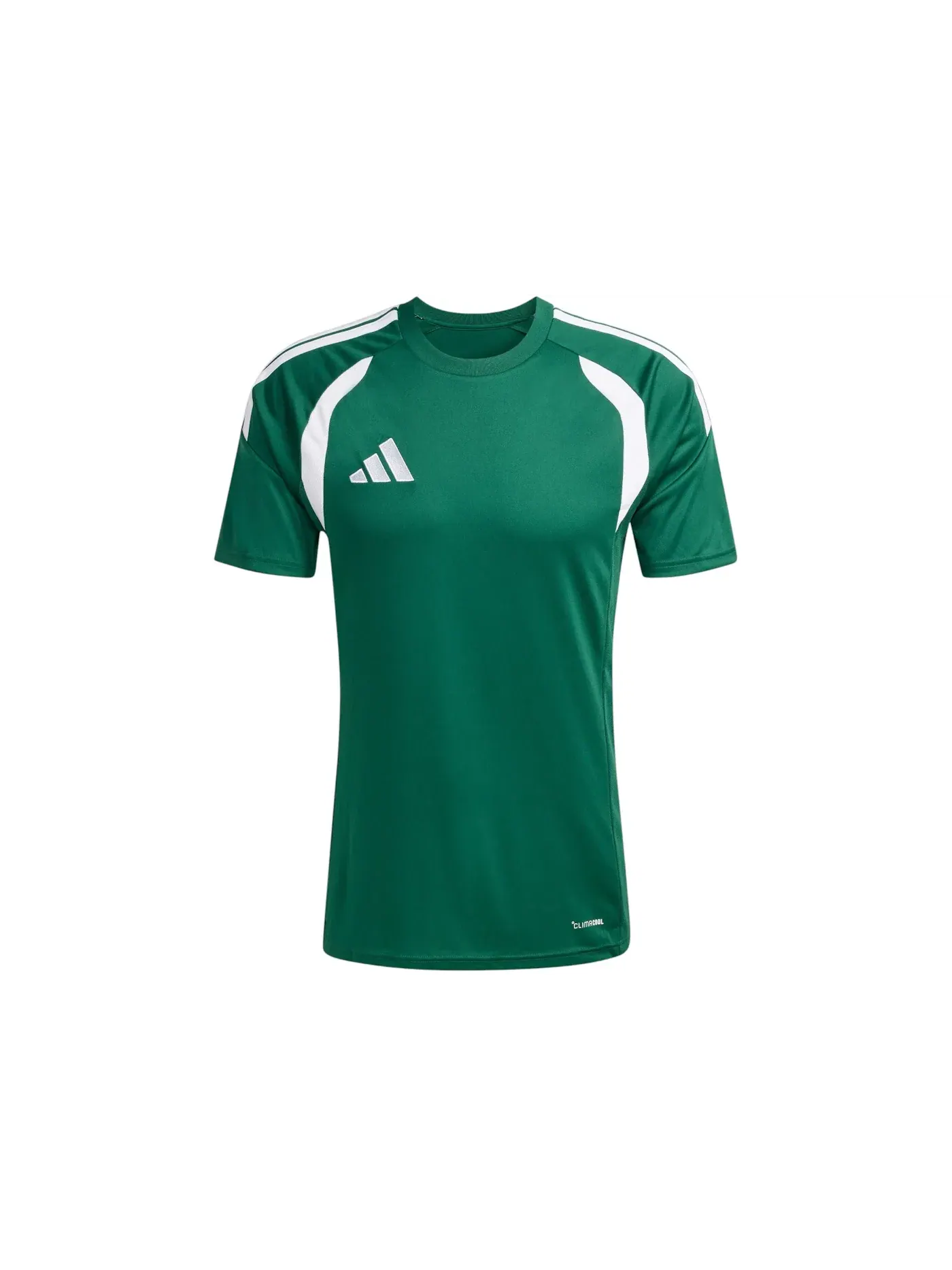 Мужская футбольная джерси с длинным рукавом Jersey Adidas — изображение 1 из 1, темный зеленый белый