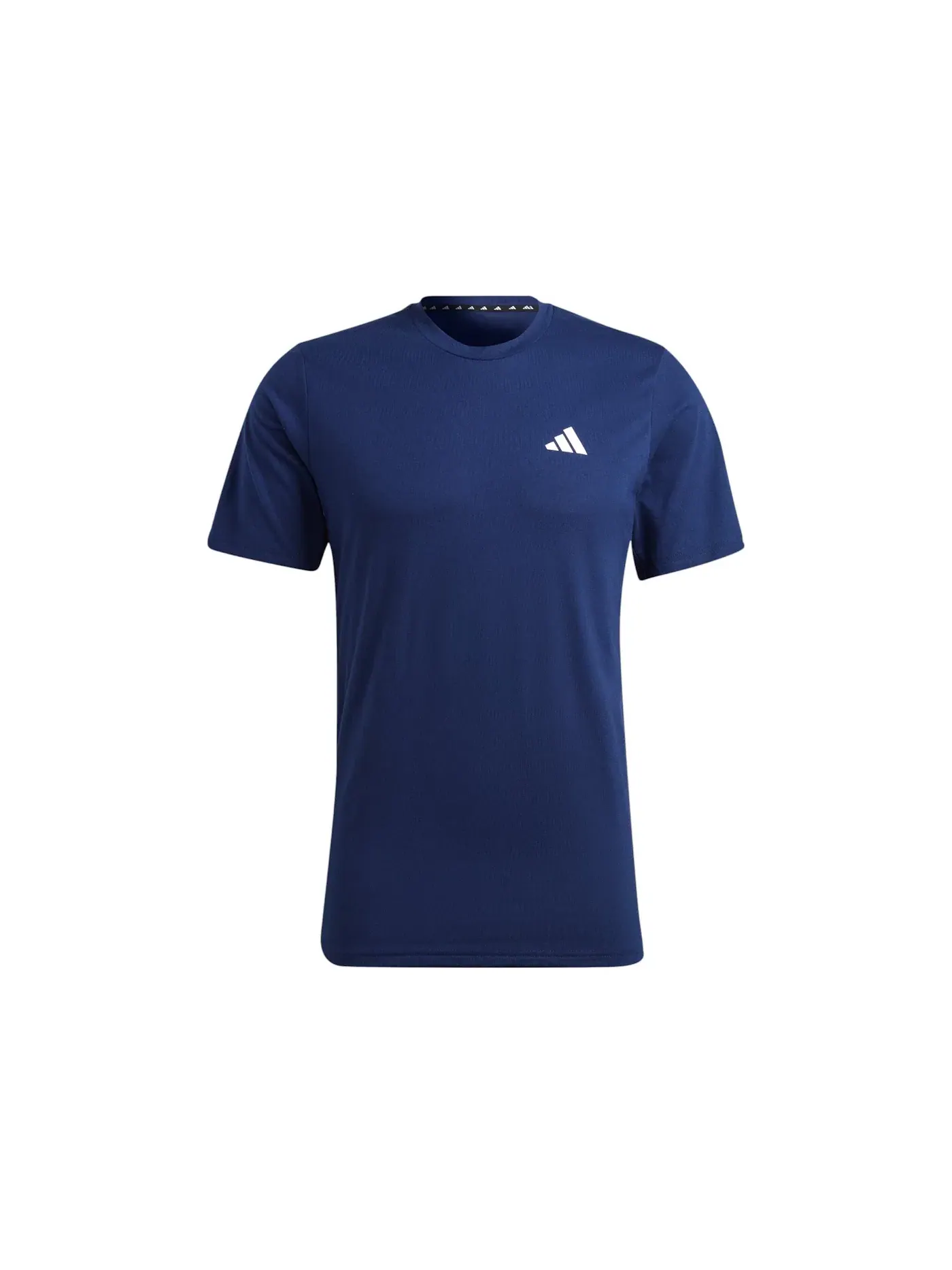 Мужская футболка с коротким рукавом Adidas Tee — изображение 1 из 1, темный синий/белый