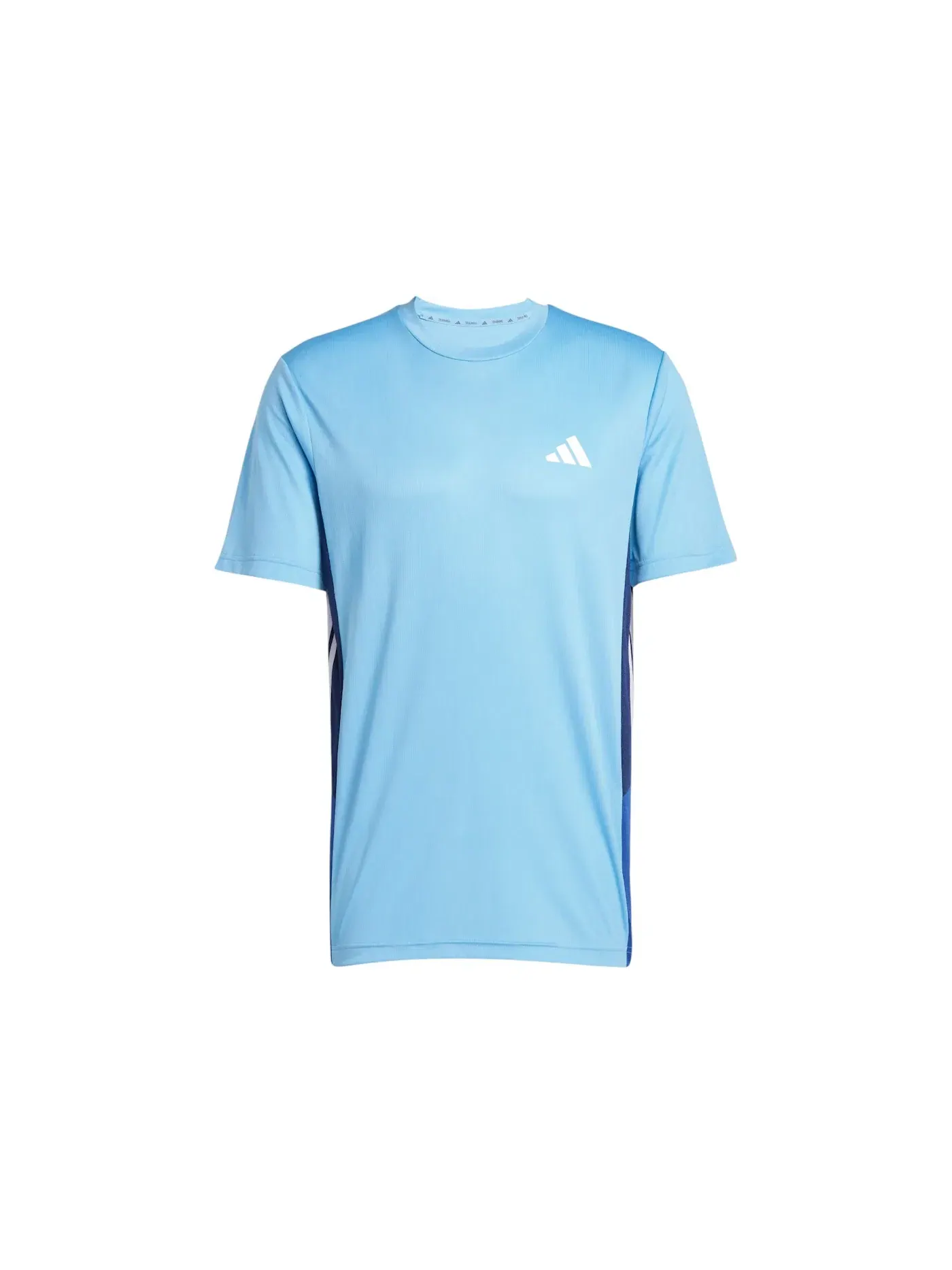 Мужская футболка с цветовым блоком Train Essentials Seasonal Colorblock T-Shirt Adidas — изображение 1 из 1, синий