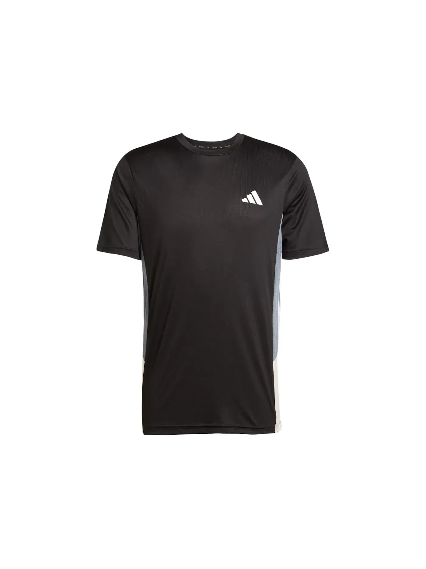 Мужская футболка с цветовой блокировкой Train Essentials Seasonal Colorblock Adidas — изображение 1 из 1, черный