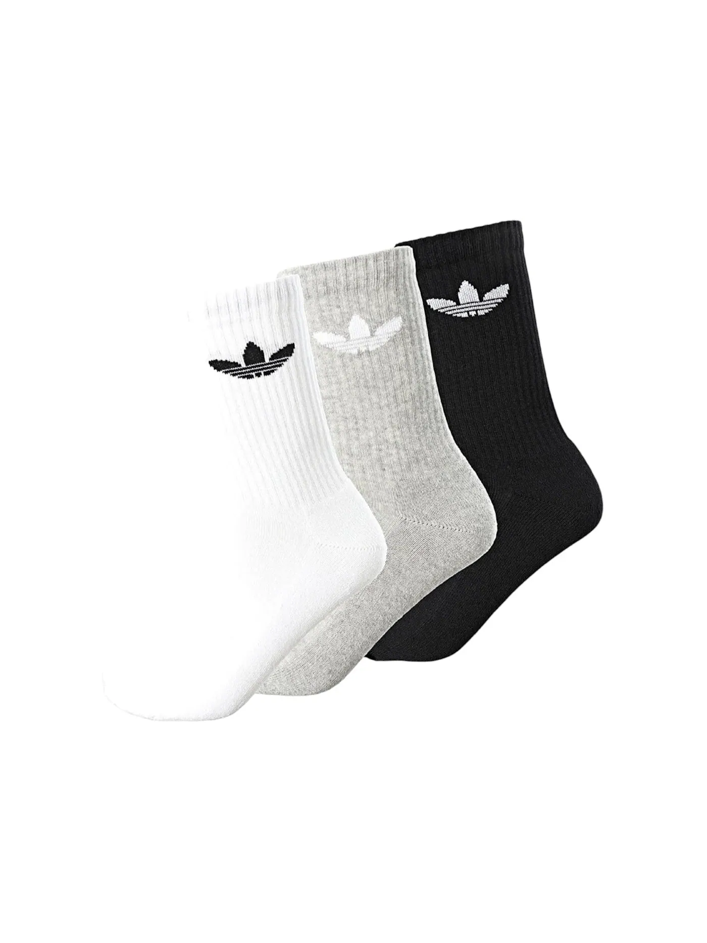 Унисекс носки с принтом 3 пары Socks (3 Pack) Adidas — изображение 1 из 1, мульти