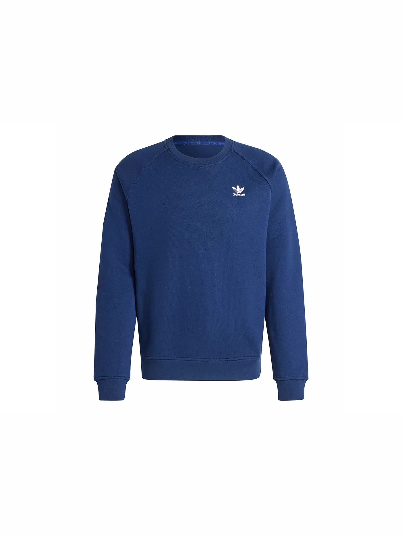 Мужской свитшот с круглым вырезом Trefoil Essentials Adidas — изображение 1 из 1, индиго