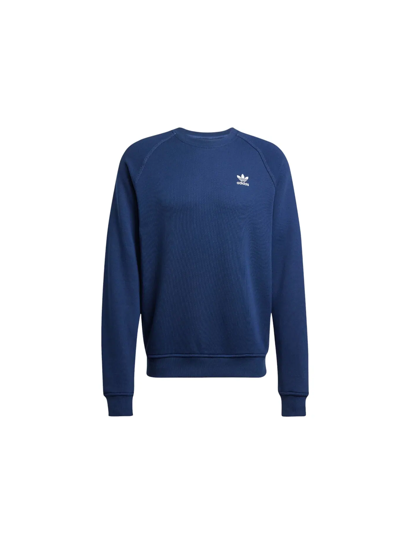 Мужской свитшот из французского футера Trefoil Essentials French Terry Crew Adidas — изображение 1 из 1, индиго