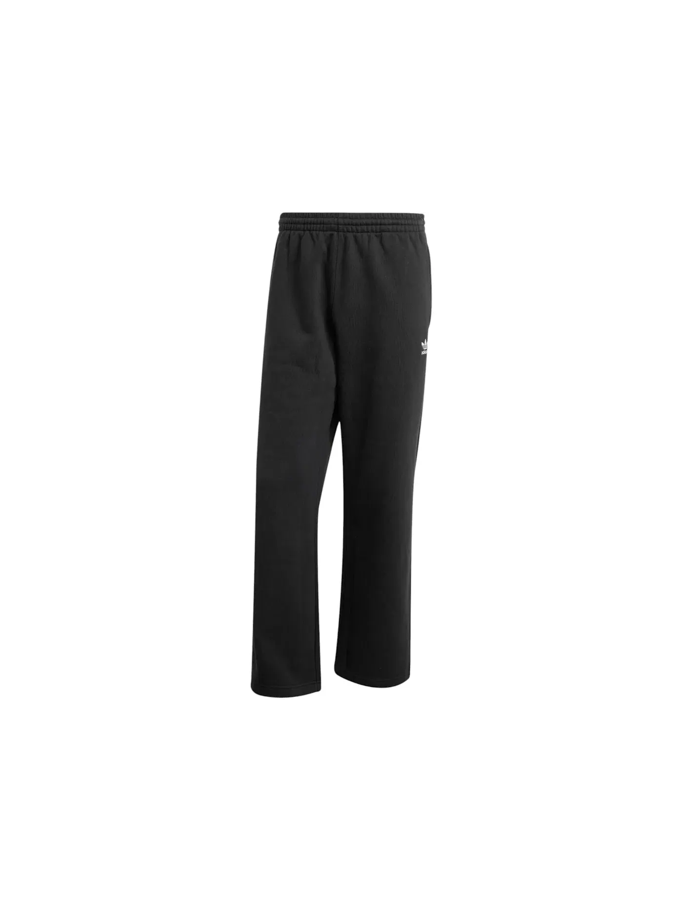 Мужские спортивные брюки с открытым низом Trefoil Essentials Adidas — изображение 1 из 1, черный