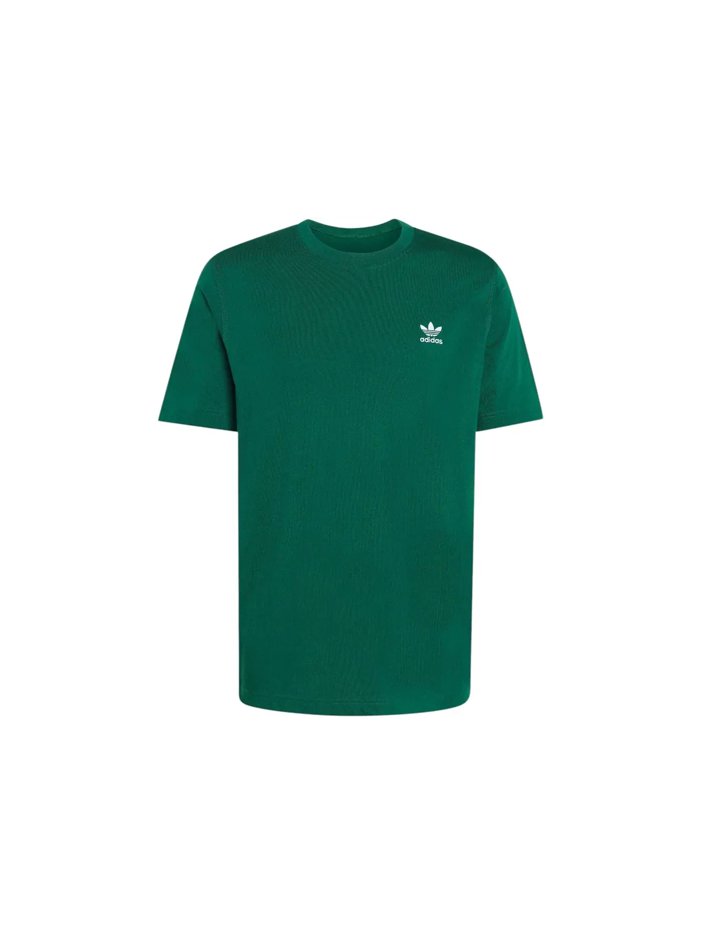 Мужская футболка с принтом Trefoil Essentials Tee Adidas — изображение 1 из 1, зеленый