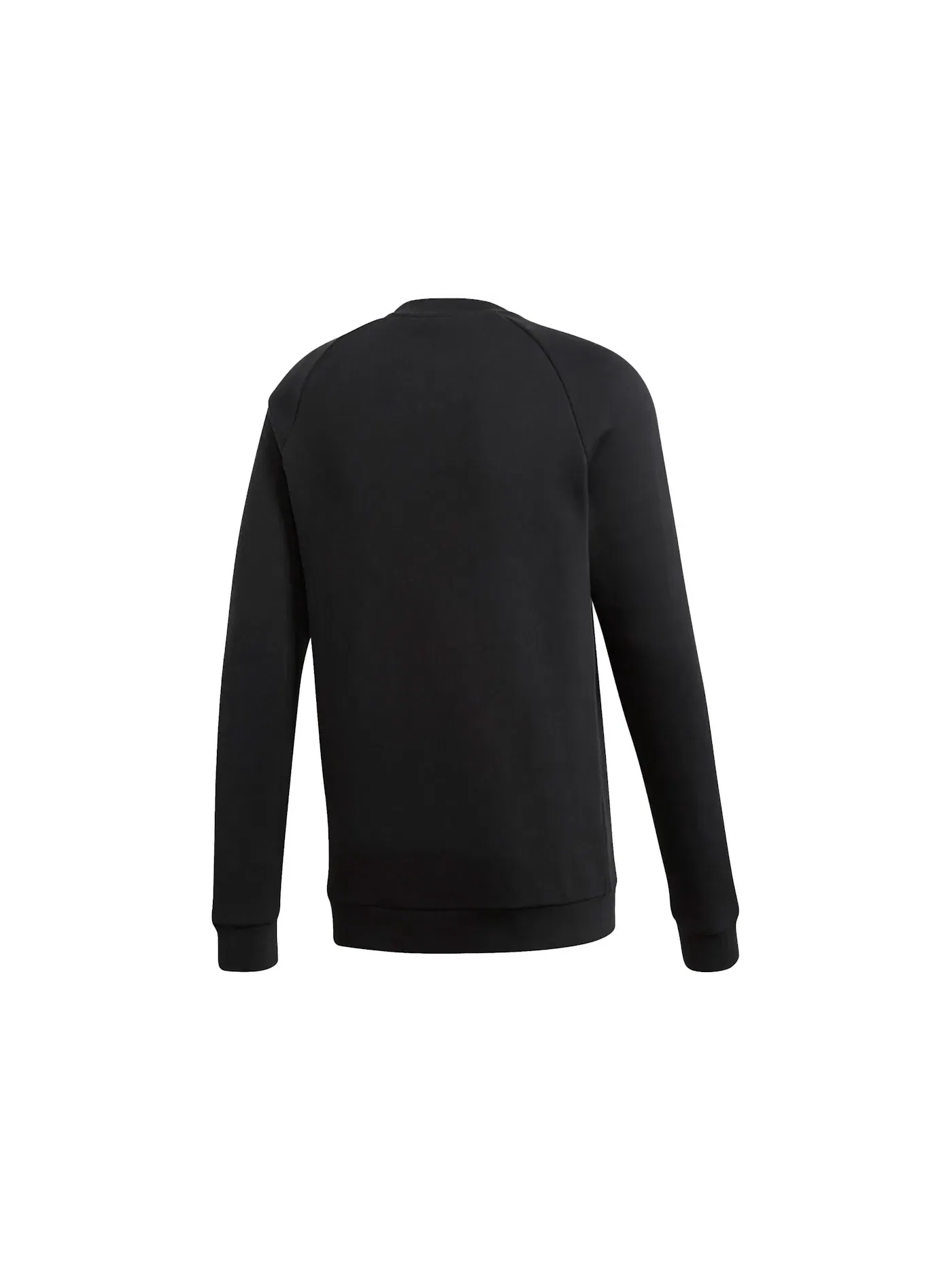 Мужской свитшот с длинным рукавом Adidas Trifoil Warm-Up Crew Sweatshirt — изображение 2 из 2, черный/белый
