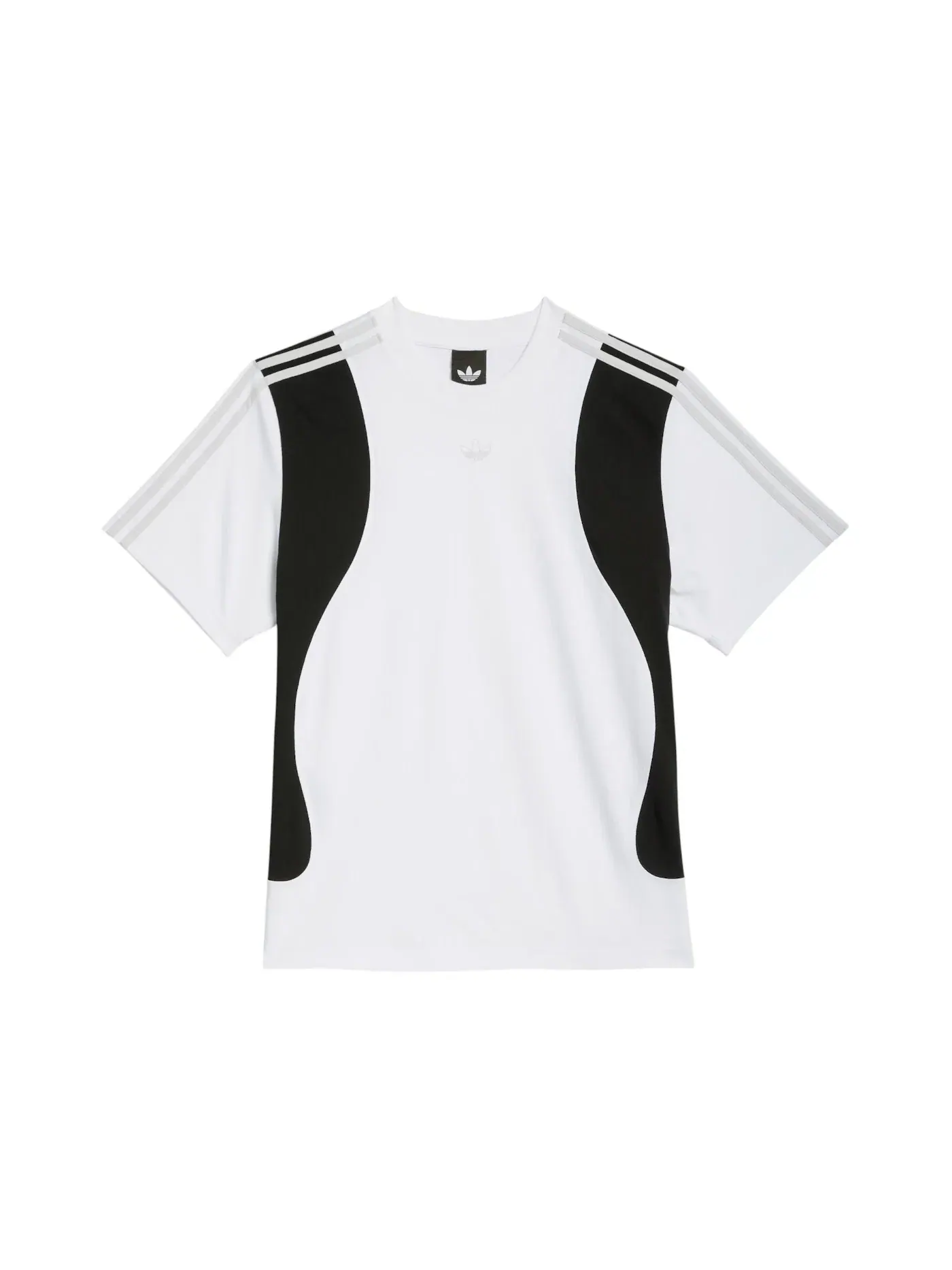 Мужская футболка с длинным рукавом Tyshawn Tee Adidas — изображение 1 из 1, белый черный