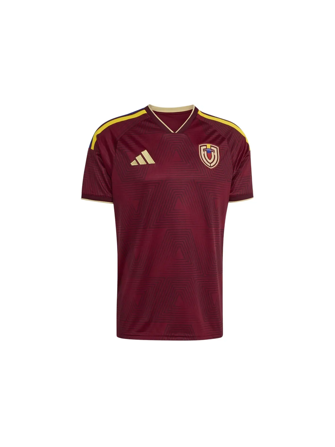 Мужская футбольная джерси с длинным рукавом Jersey Adidas — изображение 1 из 1, бордовый