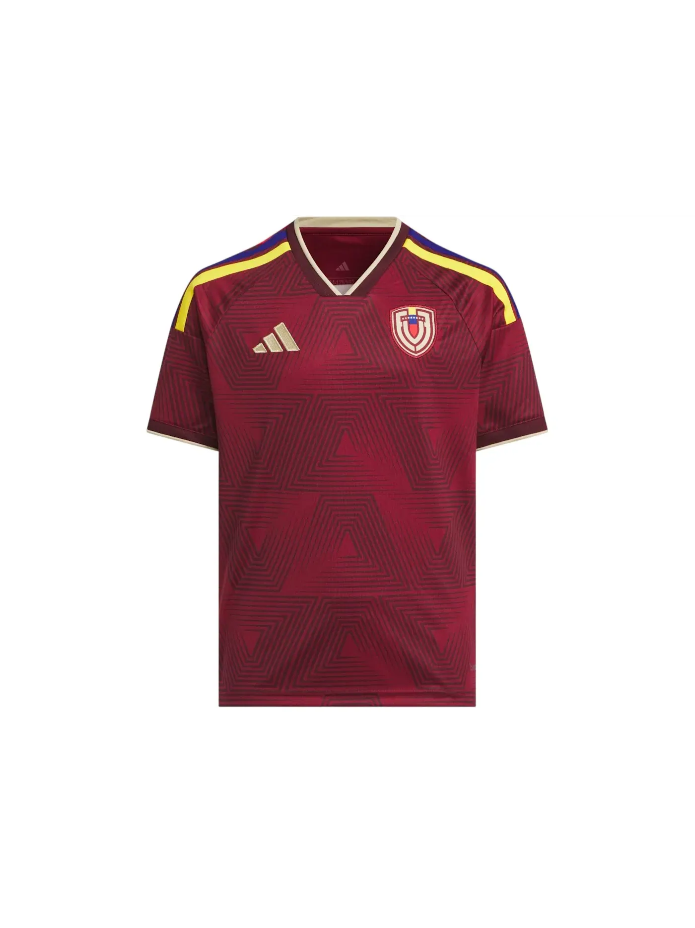 Детская футболка с длинным рукавом Jersey Adidas — изображение 1 из 1, бордовый