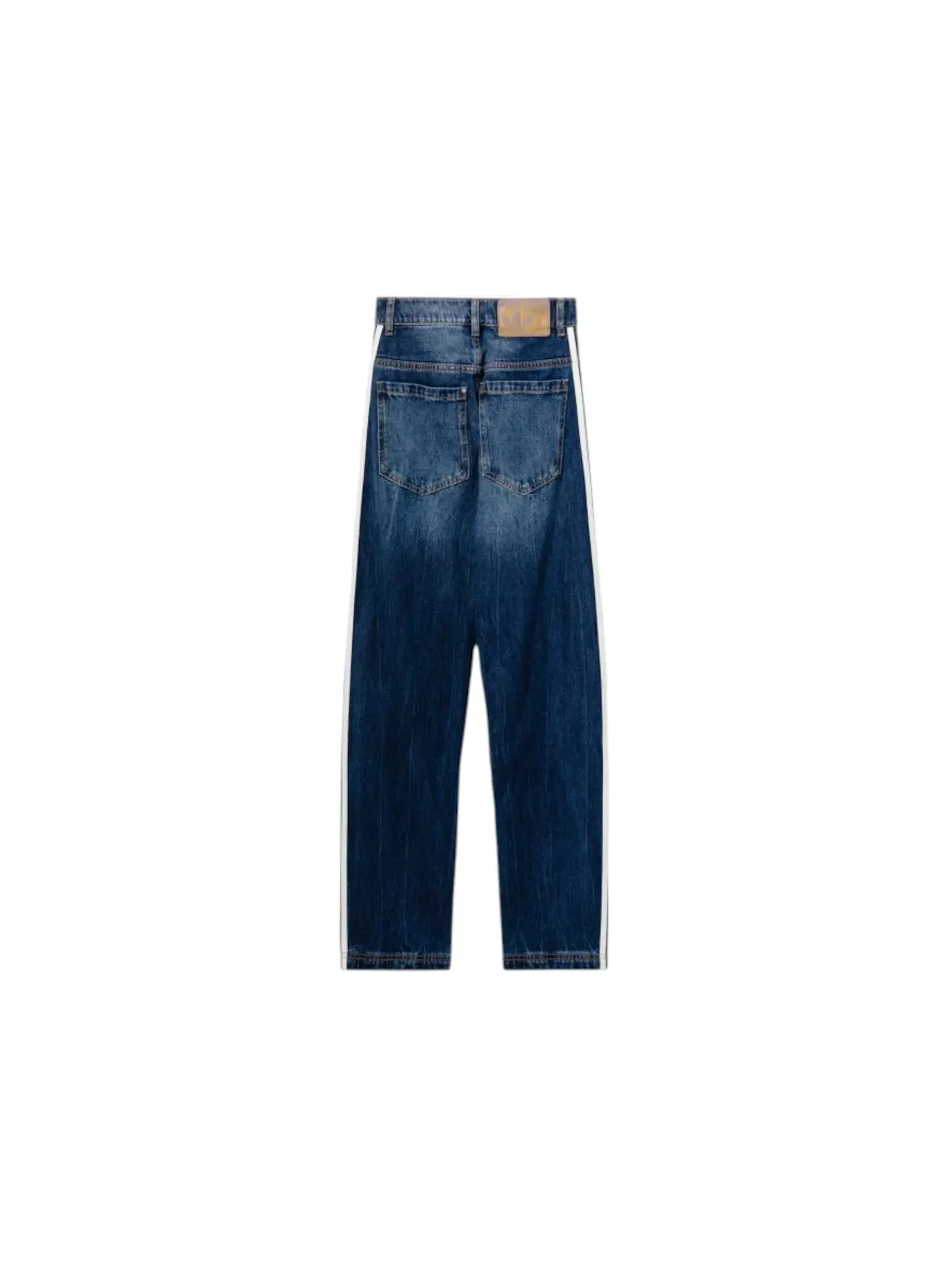 Женские джинсы с винтажным дизайном Jeans (Asia Sizing) Adidas — изображение 2 из 2, индиго джинсовый синий