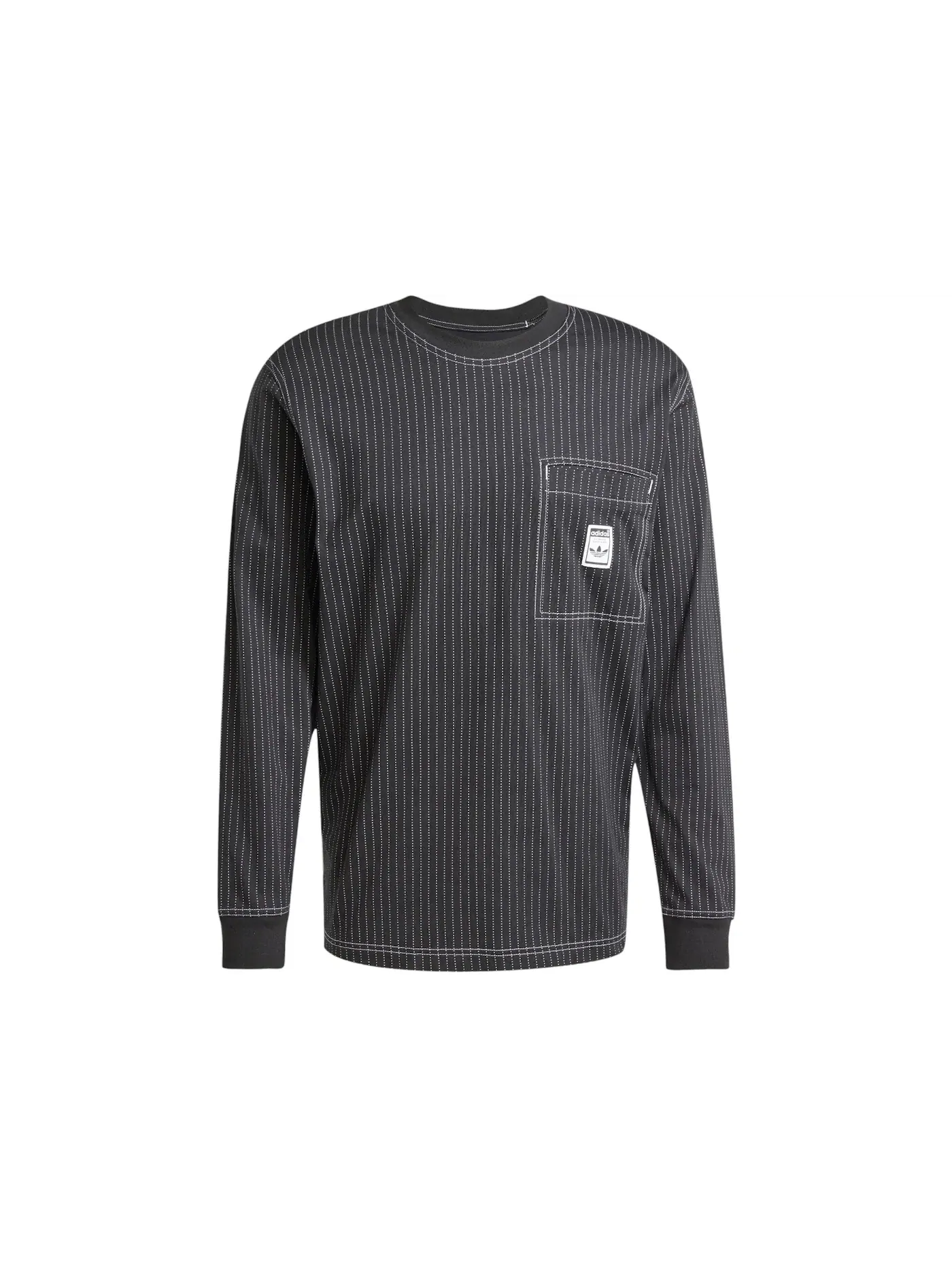 Мужская футболка с длинным рукавом Adidas T-Shirt — изображение 1 из 1, черный