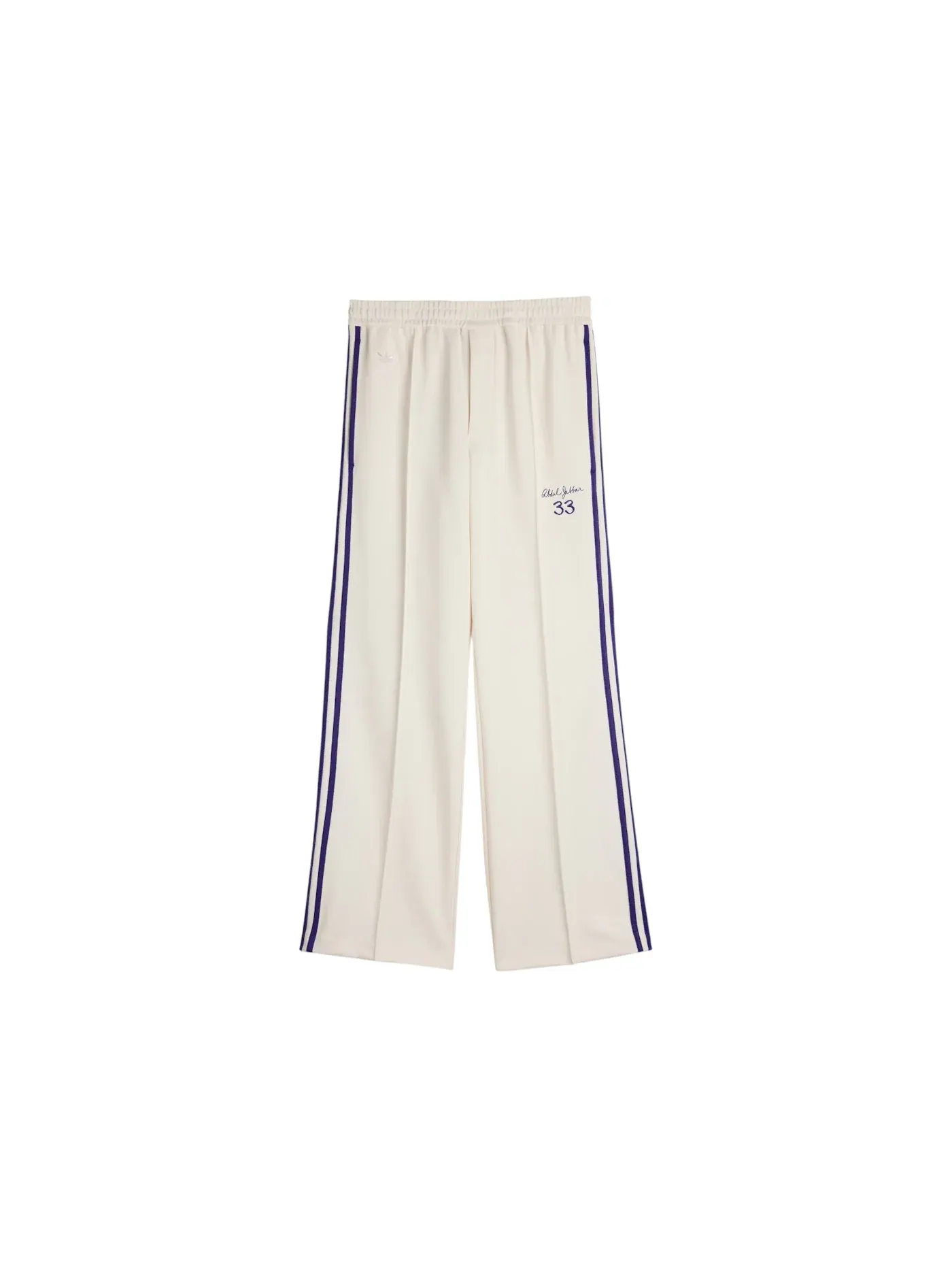 Мужские спортивные штаны с полосками Wales Bonner Jabbar 3-Stripes Track Pants Adidas — изображение 1 из 1, белый