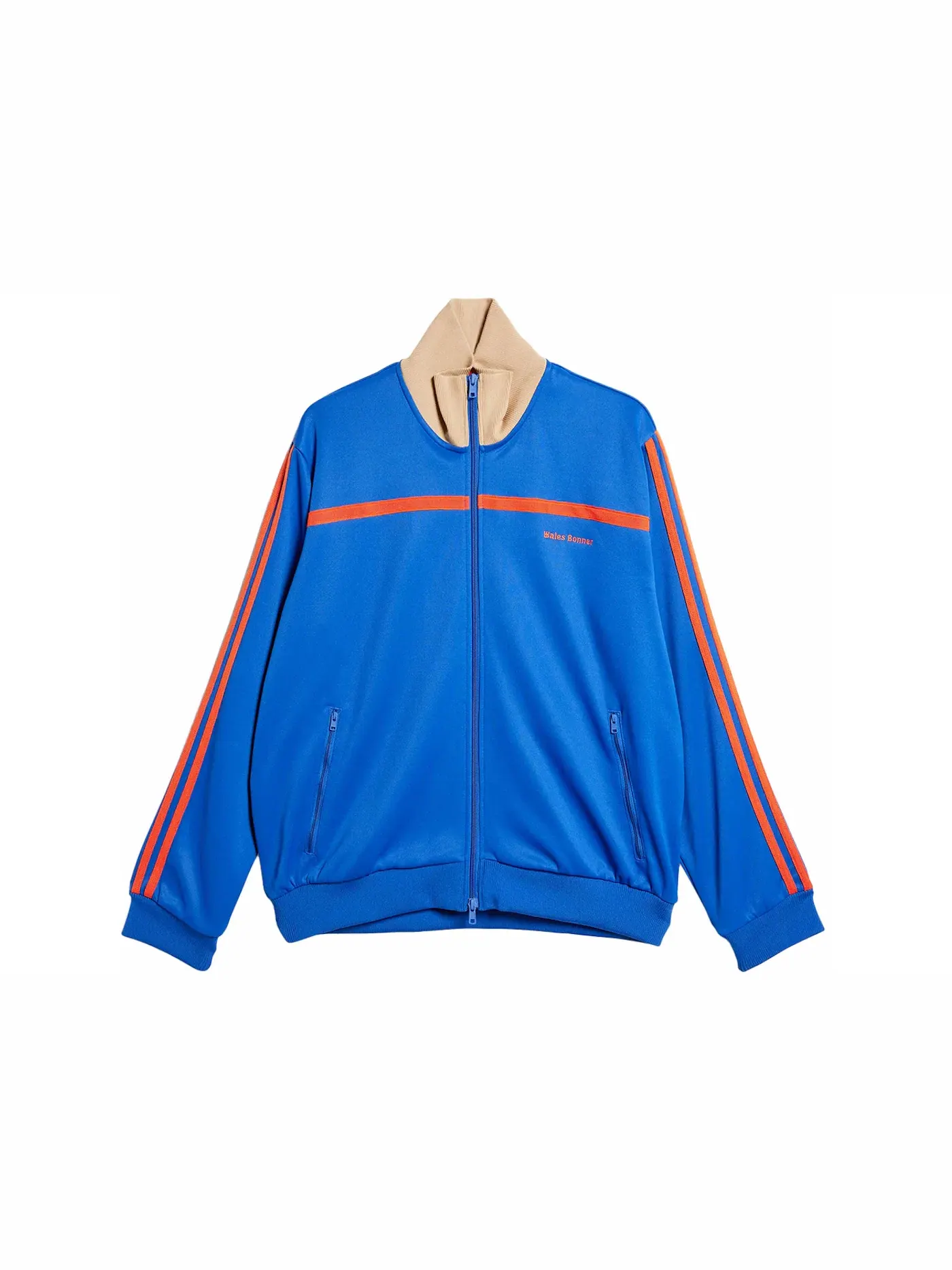 Мужская футболка с длинным рукавом Adidas Wales Bonner Jersey Track Top — изображение 1 из 1, синий