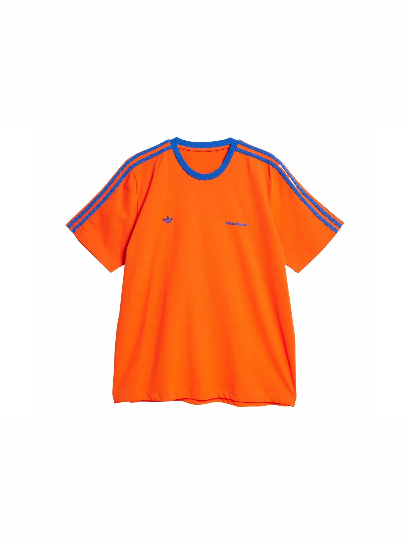 Мужская футболка с коротким рукавом Adidas Wales Bonner Short Sleeve Tee — изображение 1 из 1, оранжевый/синий