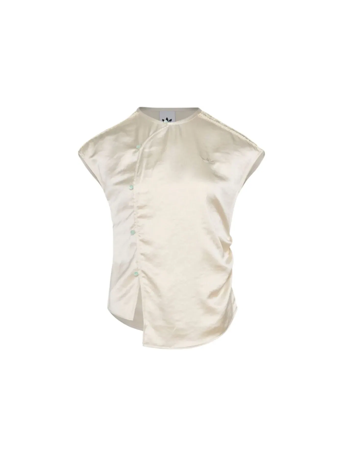 Женская футболка с коротким рукавом Adidas T-shirt (Asia Sizing) — изображение 1 из 2, бежевый