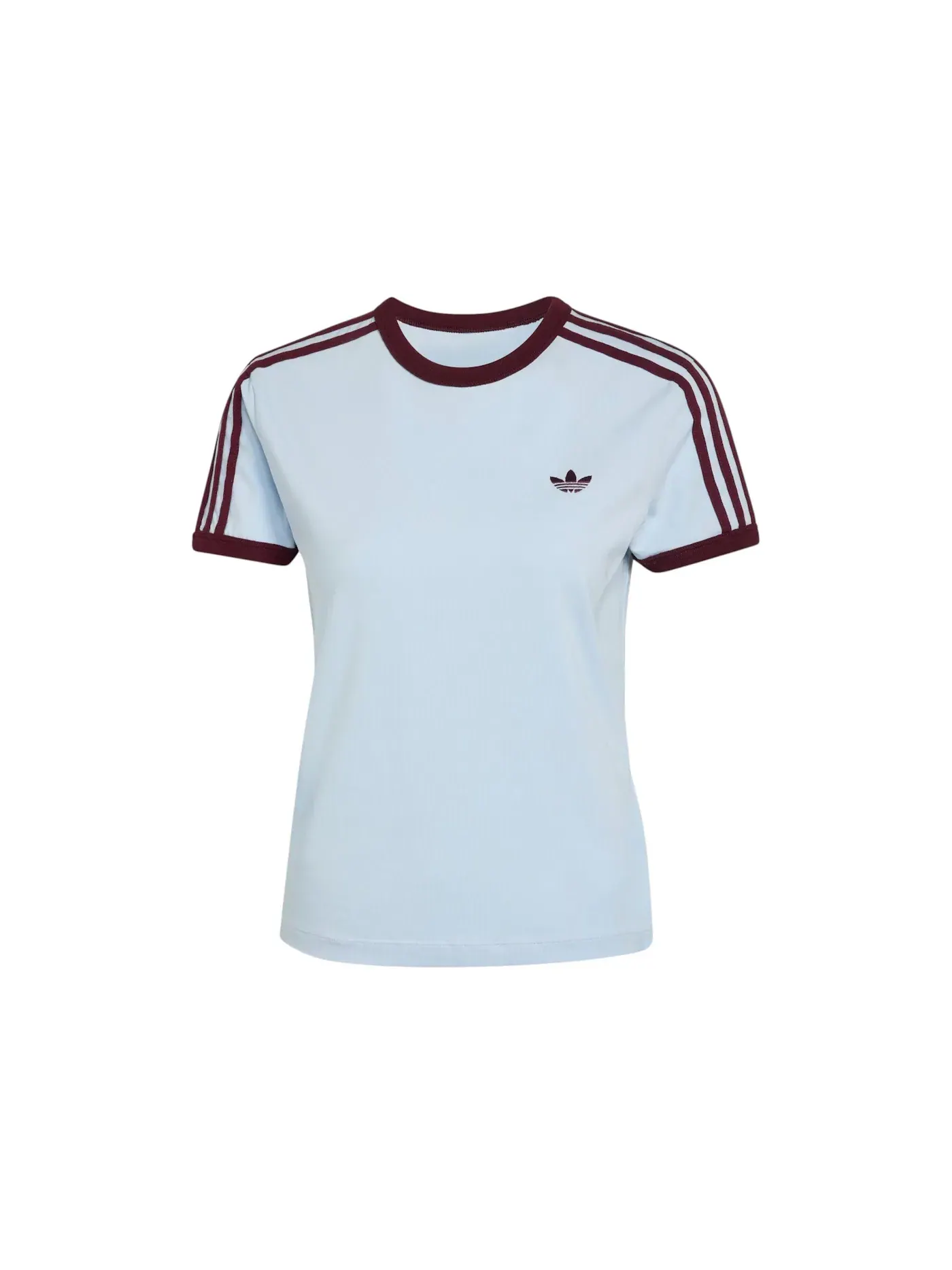 Женская футболка с полосками Tee Adidas — изображение 1 из 1, коричневый
