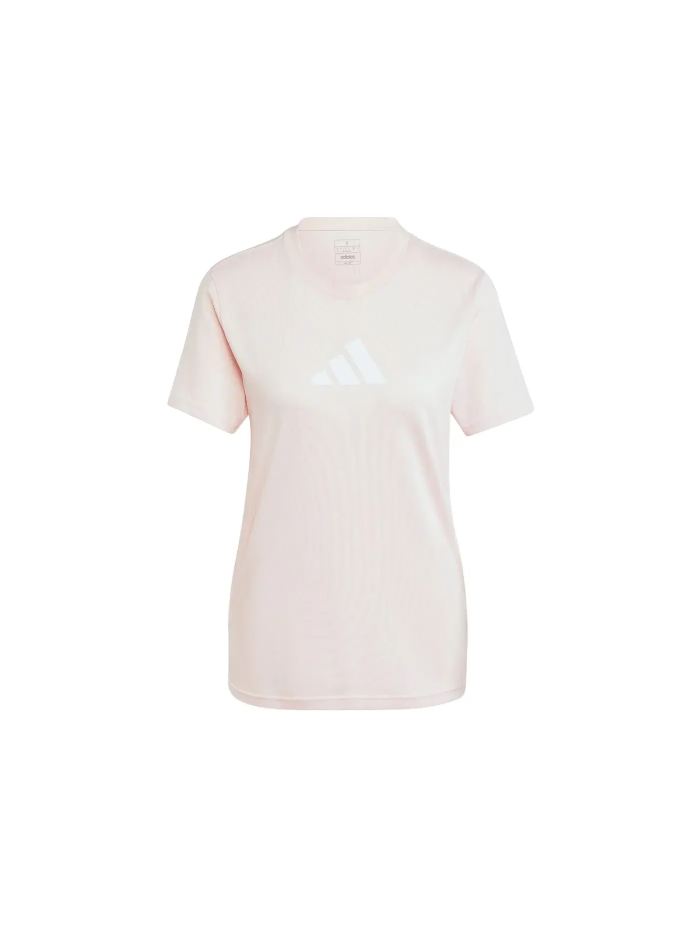 Женская футболка с принтом Adidas — изображение 1 из 1, розовый