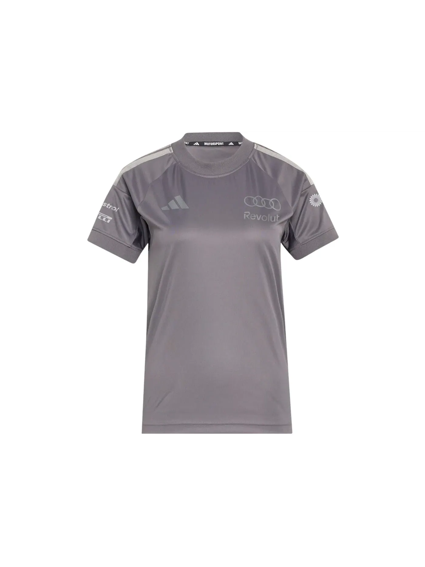 Женская футболка с коротким рукавом Jersey Adidas — изображение 1 из 1, серый/металлик