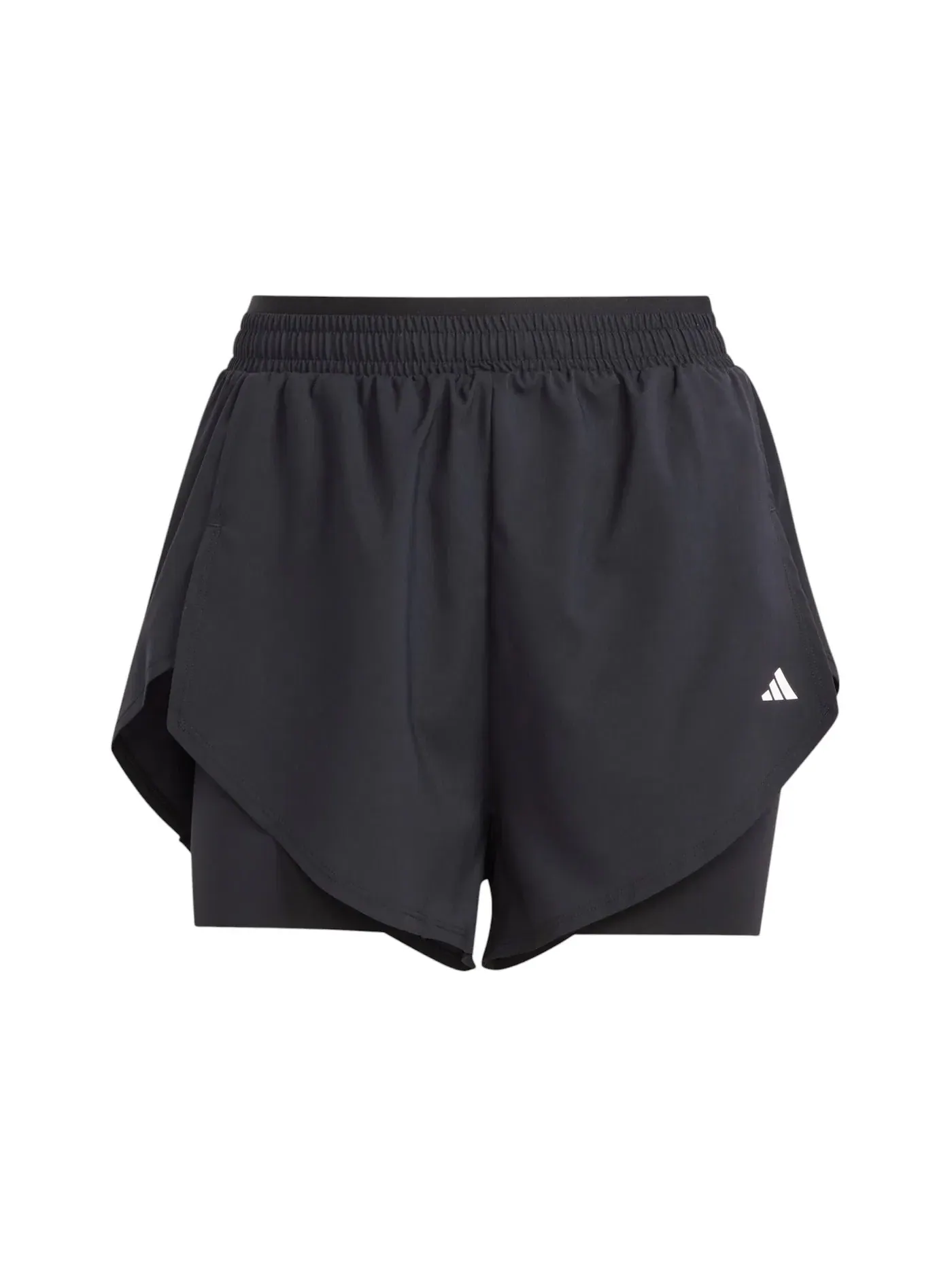 Женские шорты с длиной In-1 Adidas — изображение 1 из 1, черный
