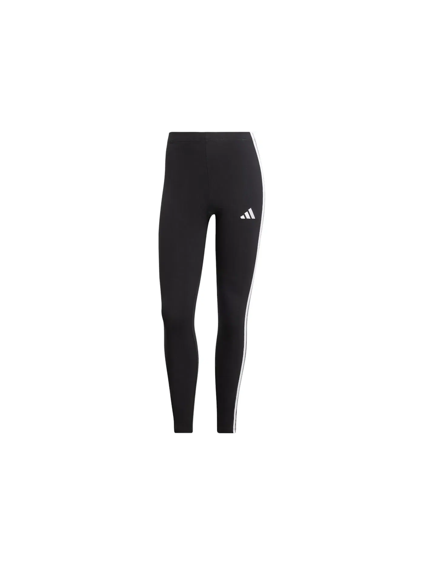 Женские леггинсы с тремя полосками Adidas — изображение 1 из 1, черный/белый