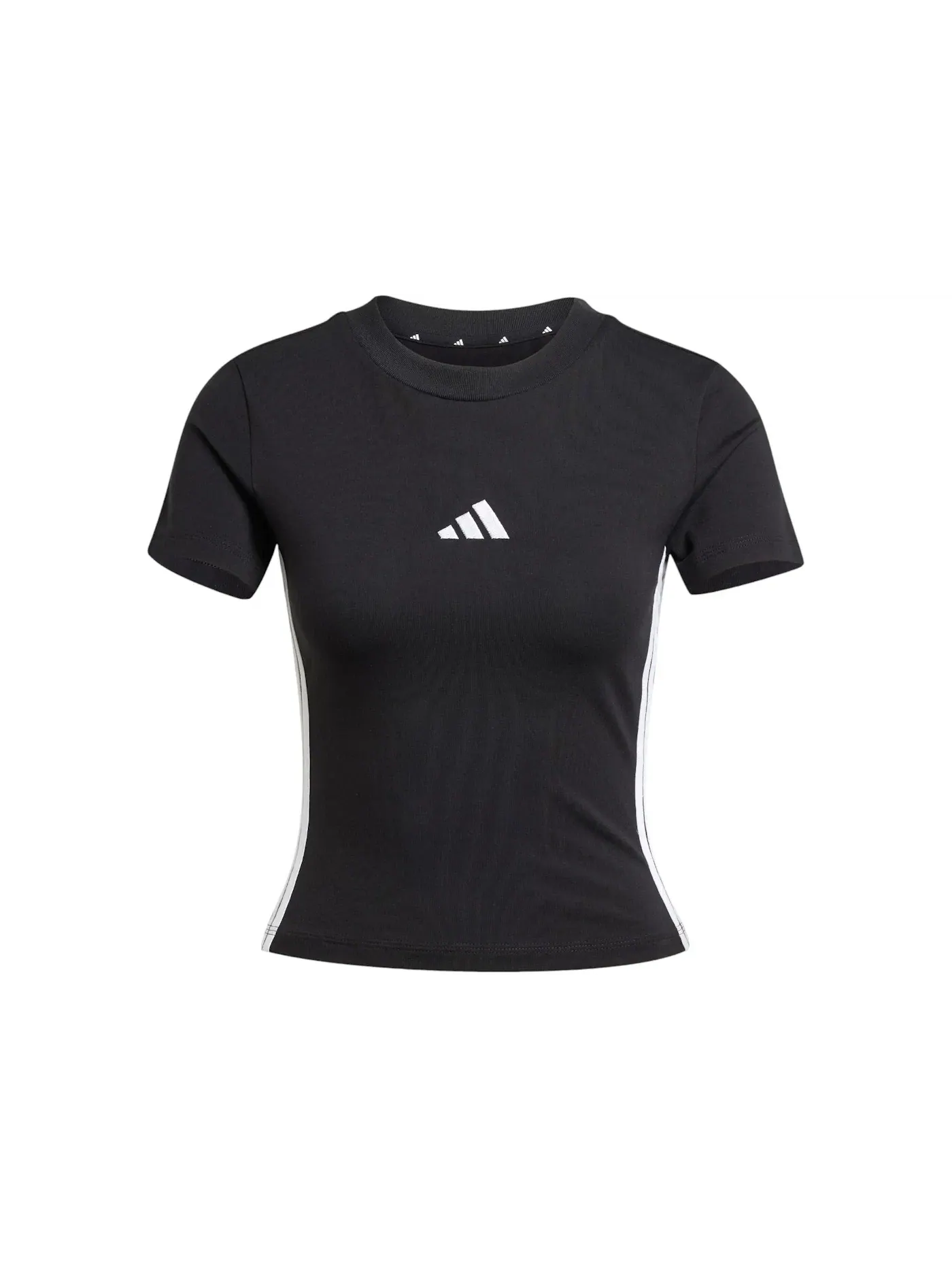 Женская футболка с длинным рукавом Adidas — изображение 1 из 1, черный/белый