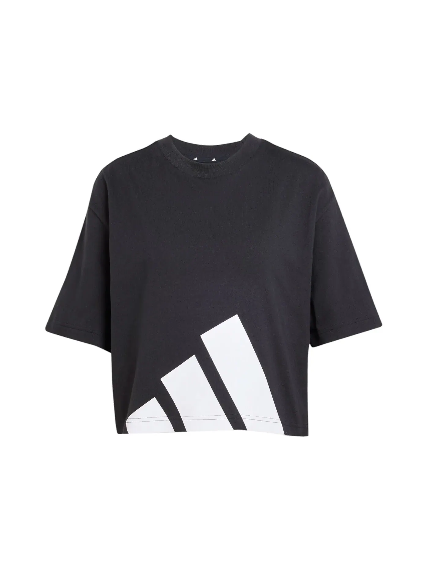 Женская футболка с длинным рукавом Tee Adidas — изображение 1 из 1, черный/белый