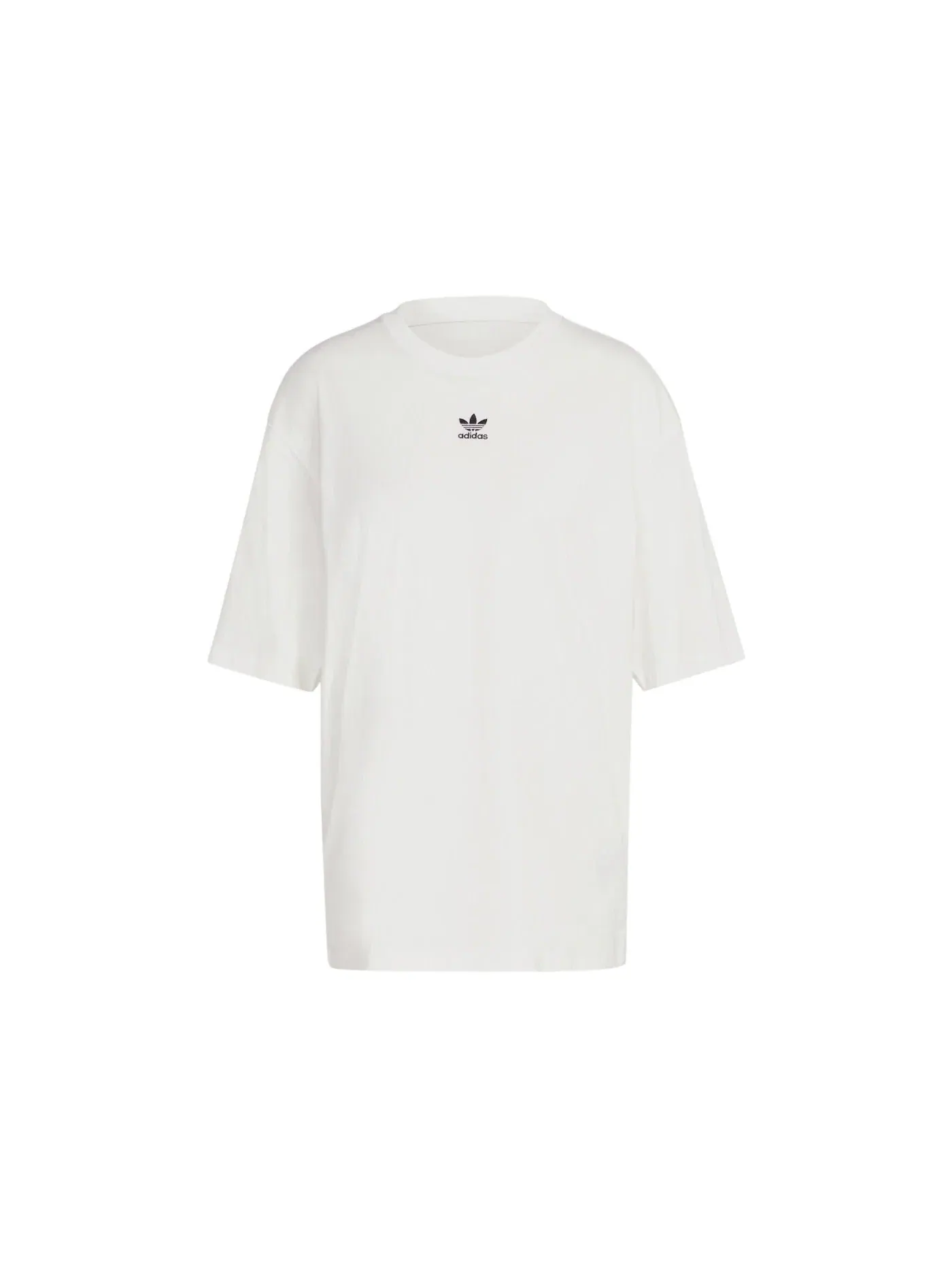 Женская футболка свободного кроя Tee Adidas — изображение 1 из 1, белый