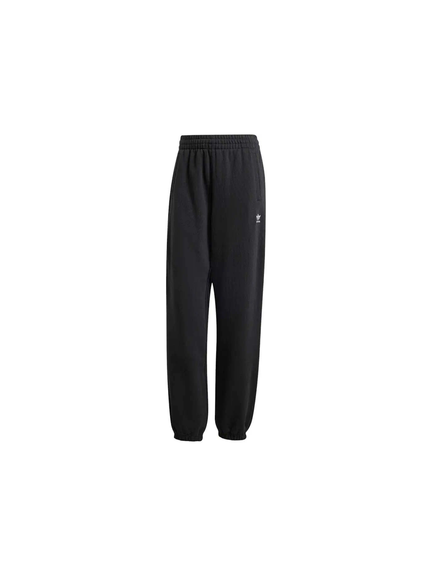 Женские штаны из футера Adidas — изображение 1 из 1, черный
