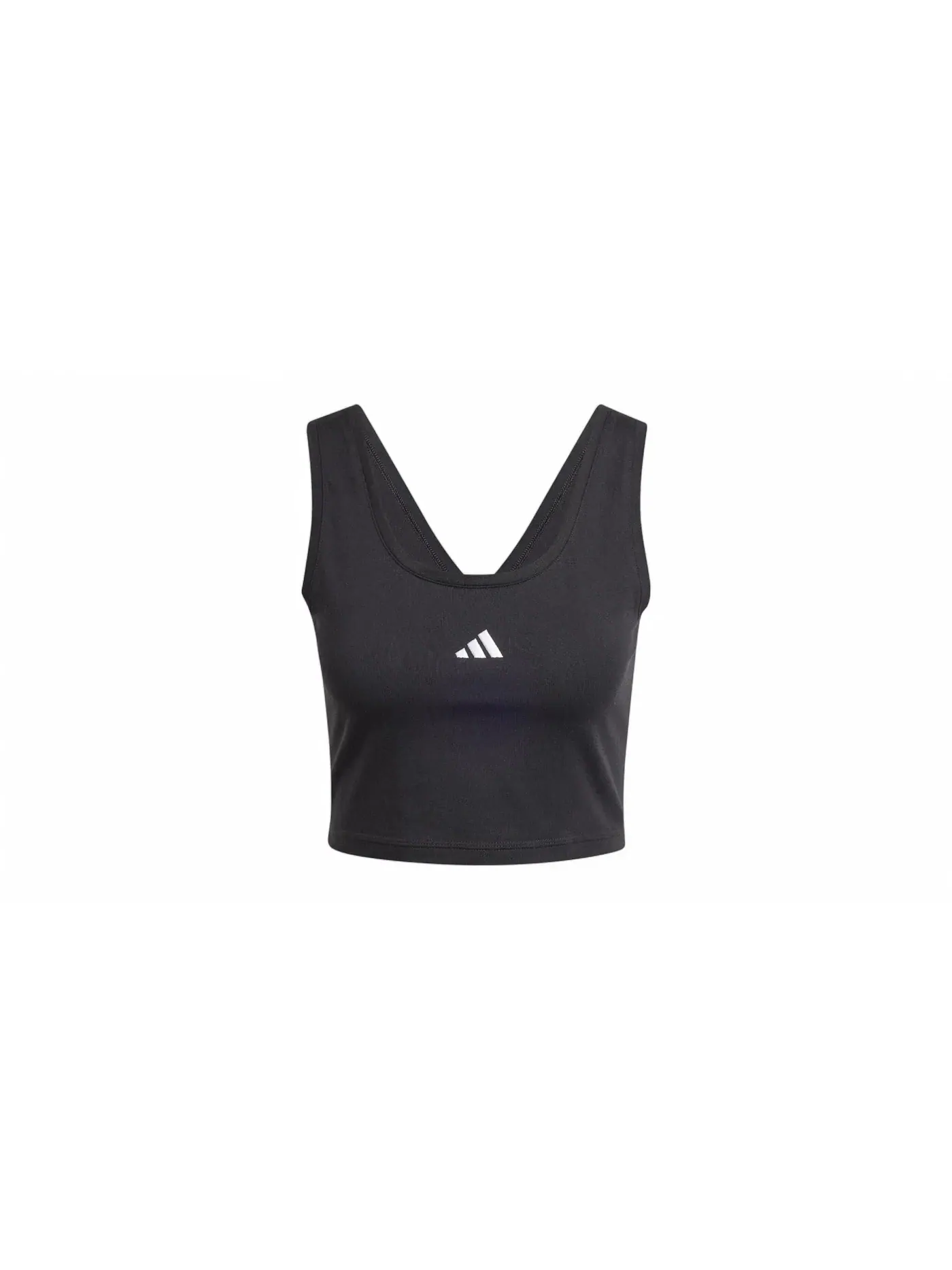 Женский топ без рукавов Adidas — изображение 1 из 1, черный/белый