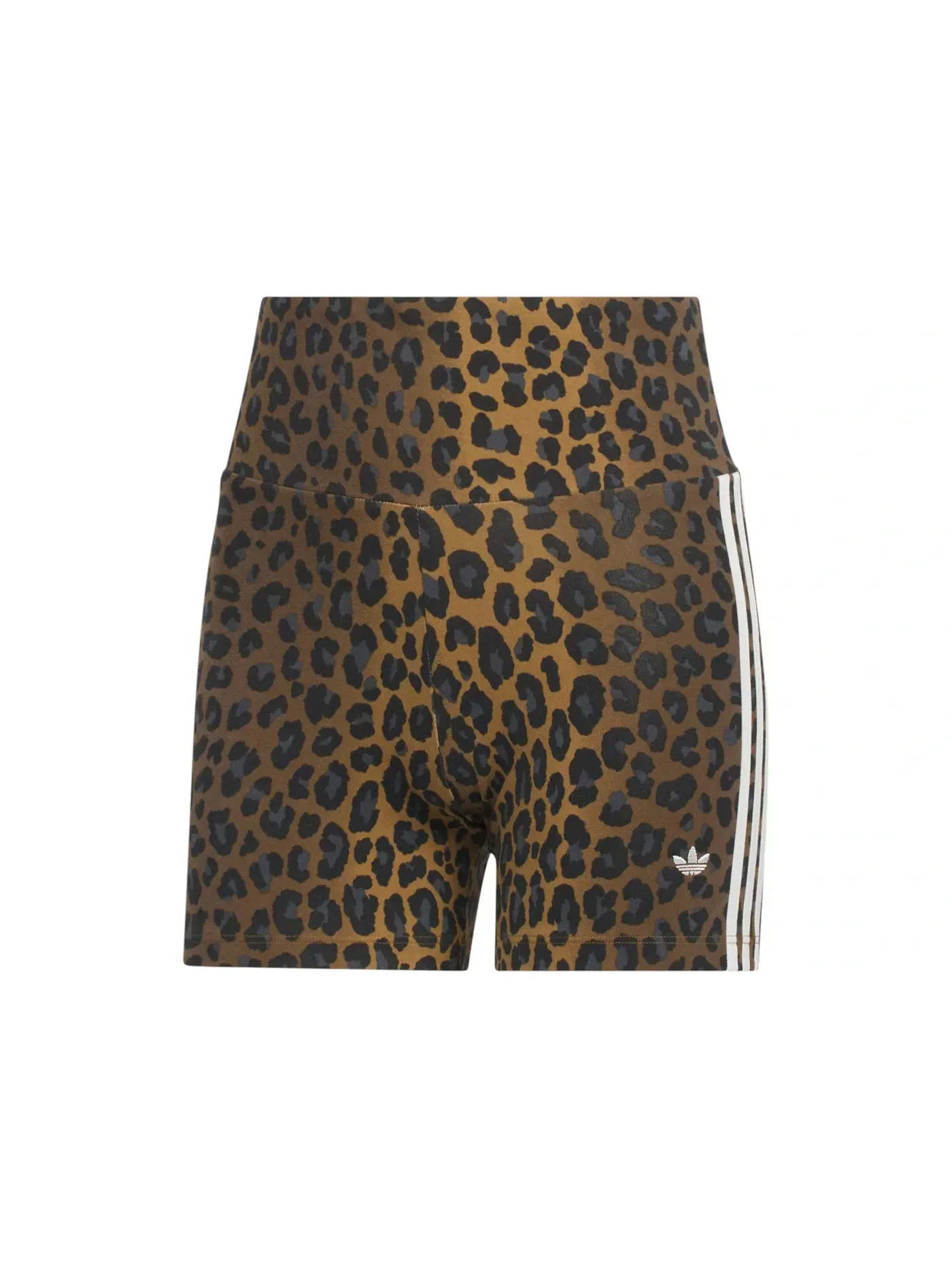 Женские шорты с принтом Leopard Booty Short Adidas — изображение 1 из 1, мульти