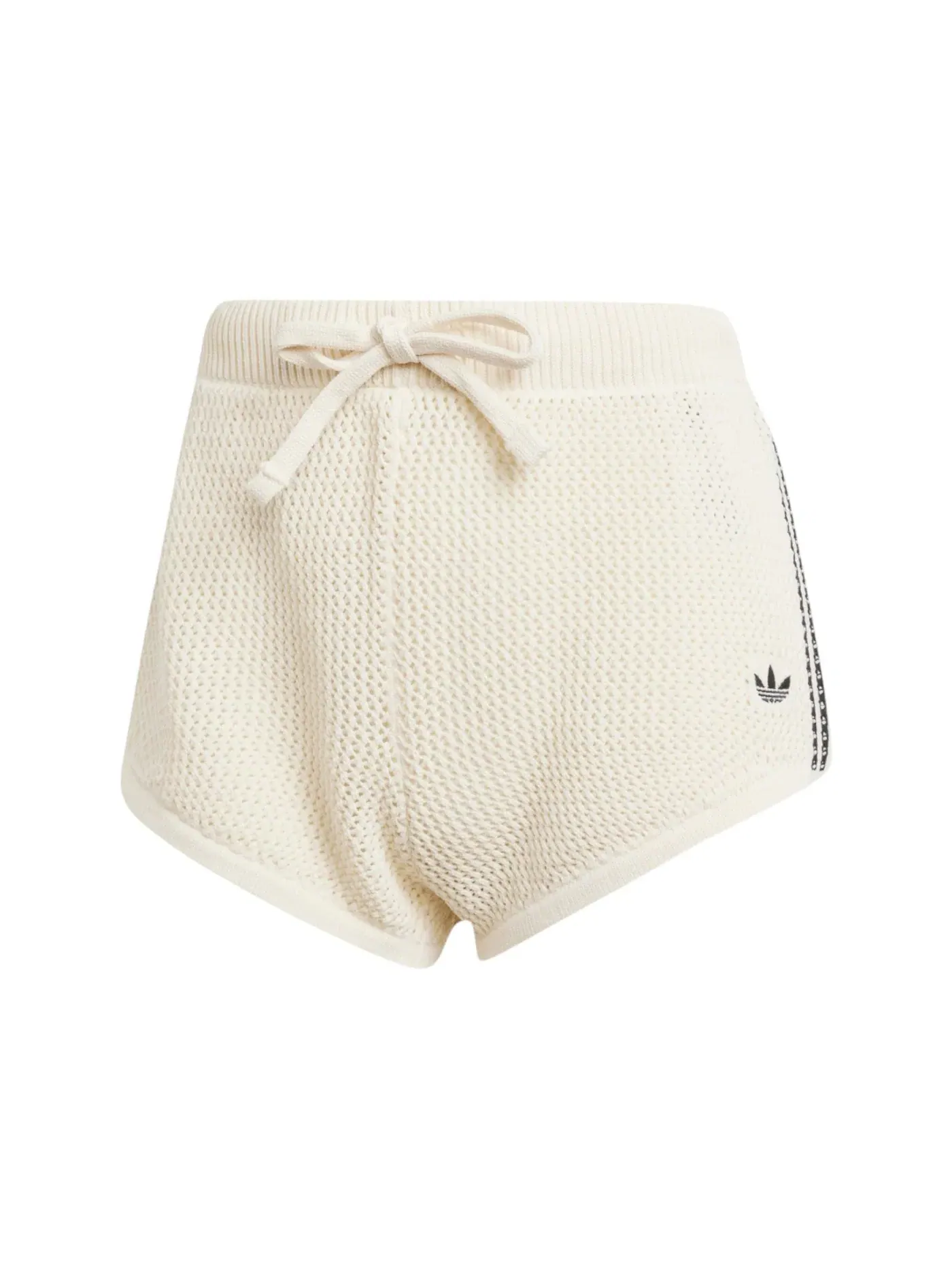 Мужские шорты с вязаным узором Adidas Shorts (Asia Sizing) — изображение 1 из 1, белый