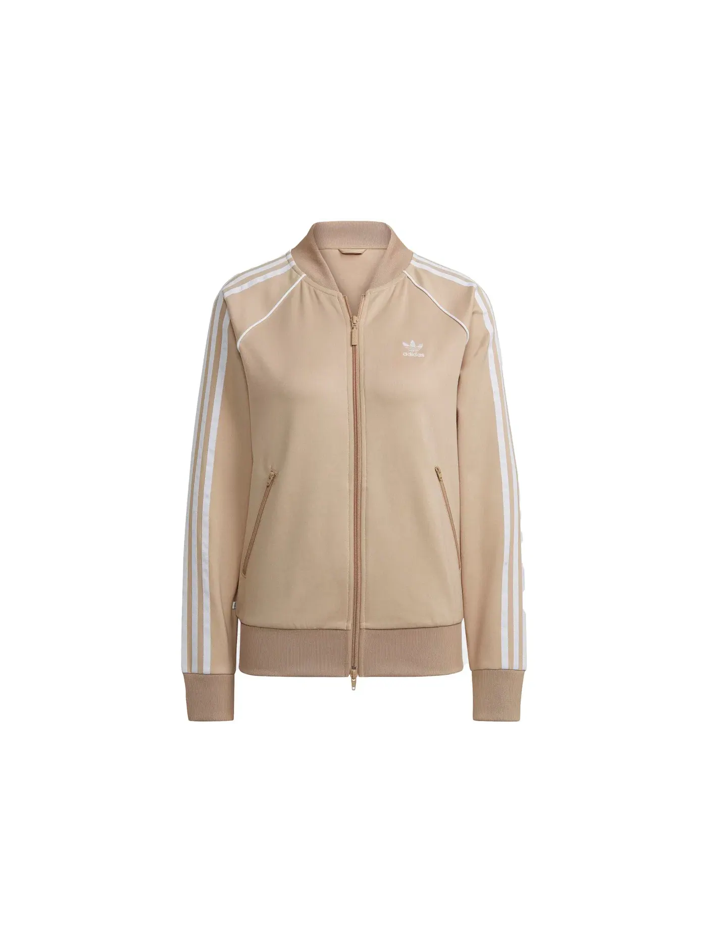 Женская куртка с длинным рукавом Jacket Adidas — изображение 1 из 1, бежевый