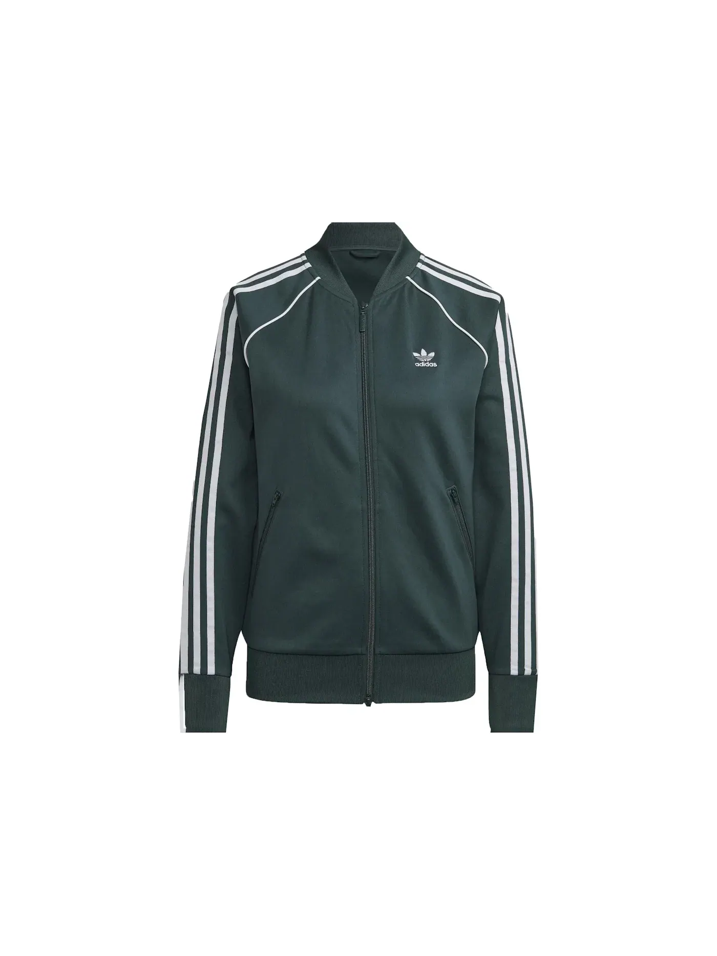 Женская куртка с длинным рукавом Primeblue SST Track Jacket Adidas — изображение 1 из 1, зеленый