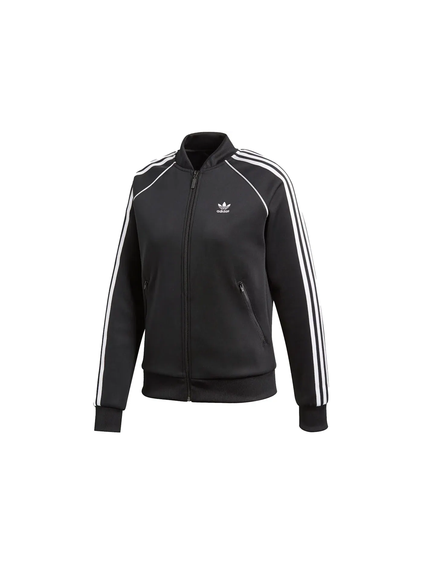 Женская куртка с длинным рукавом Adidas — изображение 1 из 2, черный/белый