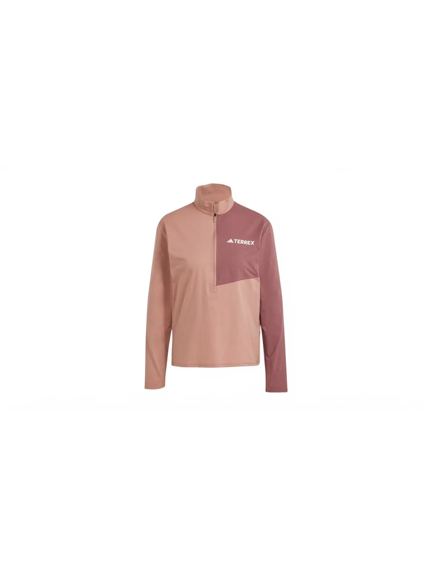 Женский топ с длинным рукавом на молнии Terrex Multi Climacool 1/Zip Adidas, Warm Clay — изображение 1 из 1
