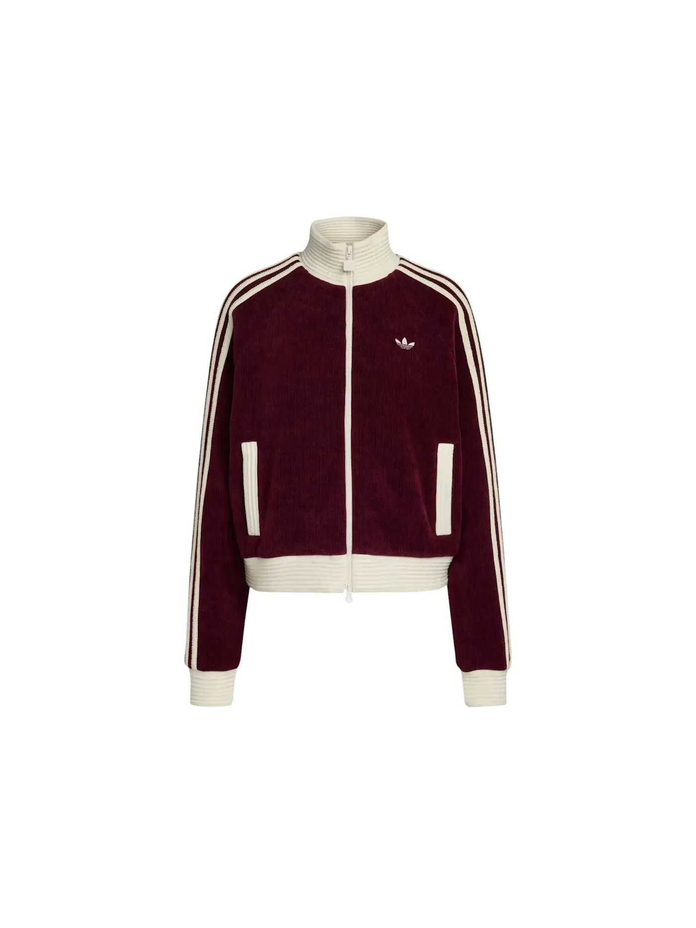 Женская куртка из велюра Maroon Adidas — изображение 1 из 1
