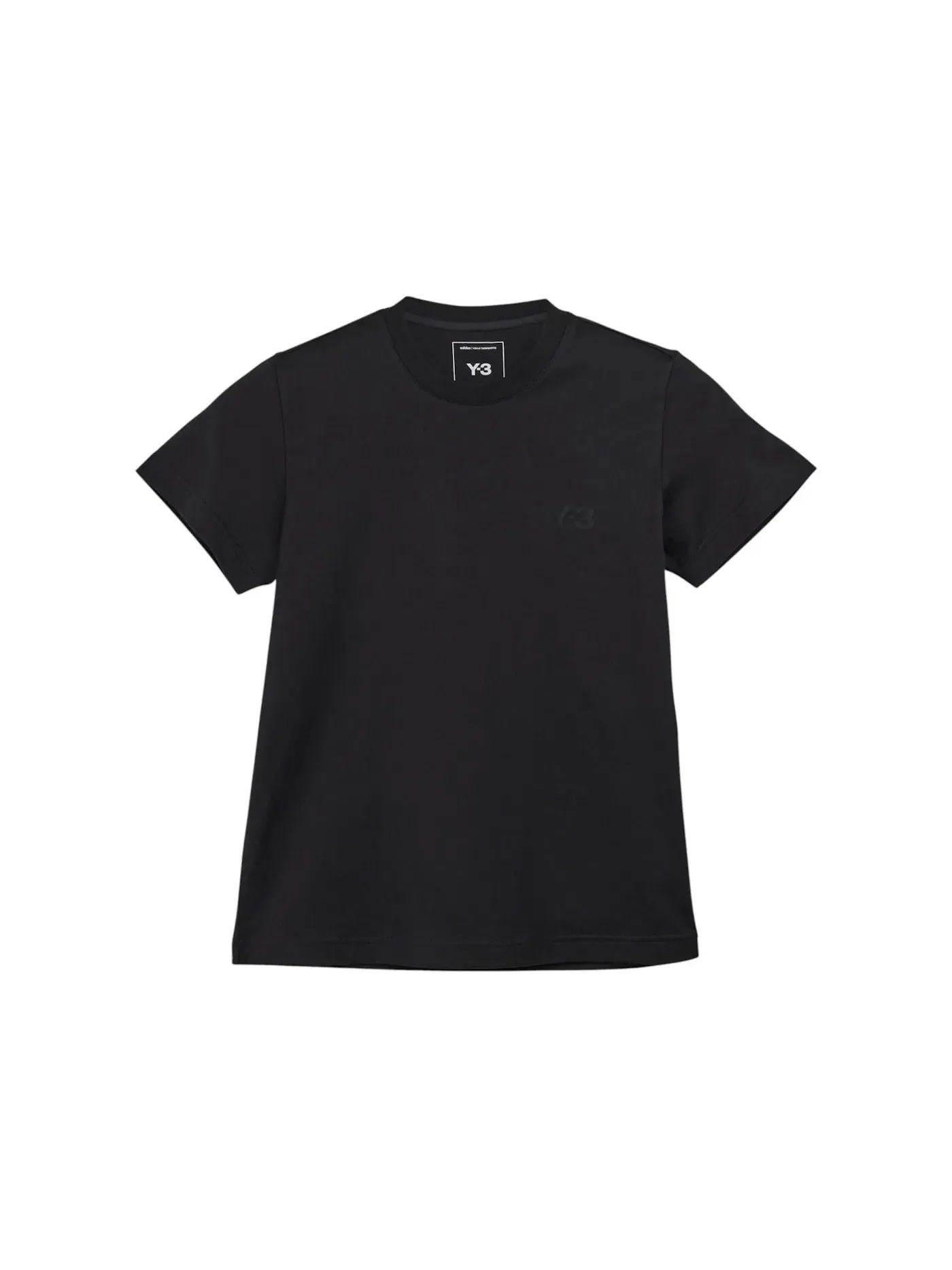 Женская футболка с коротким рукавом Y-3 Regular Short Sleeve Tee Adidas — изображение 1 из 1, черный