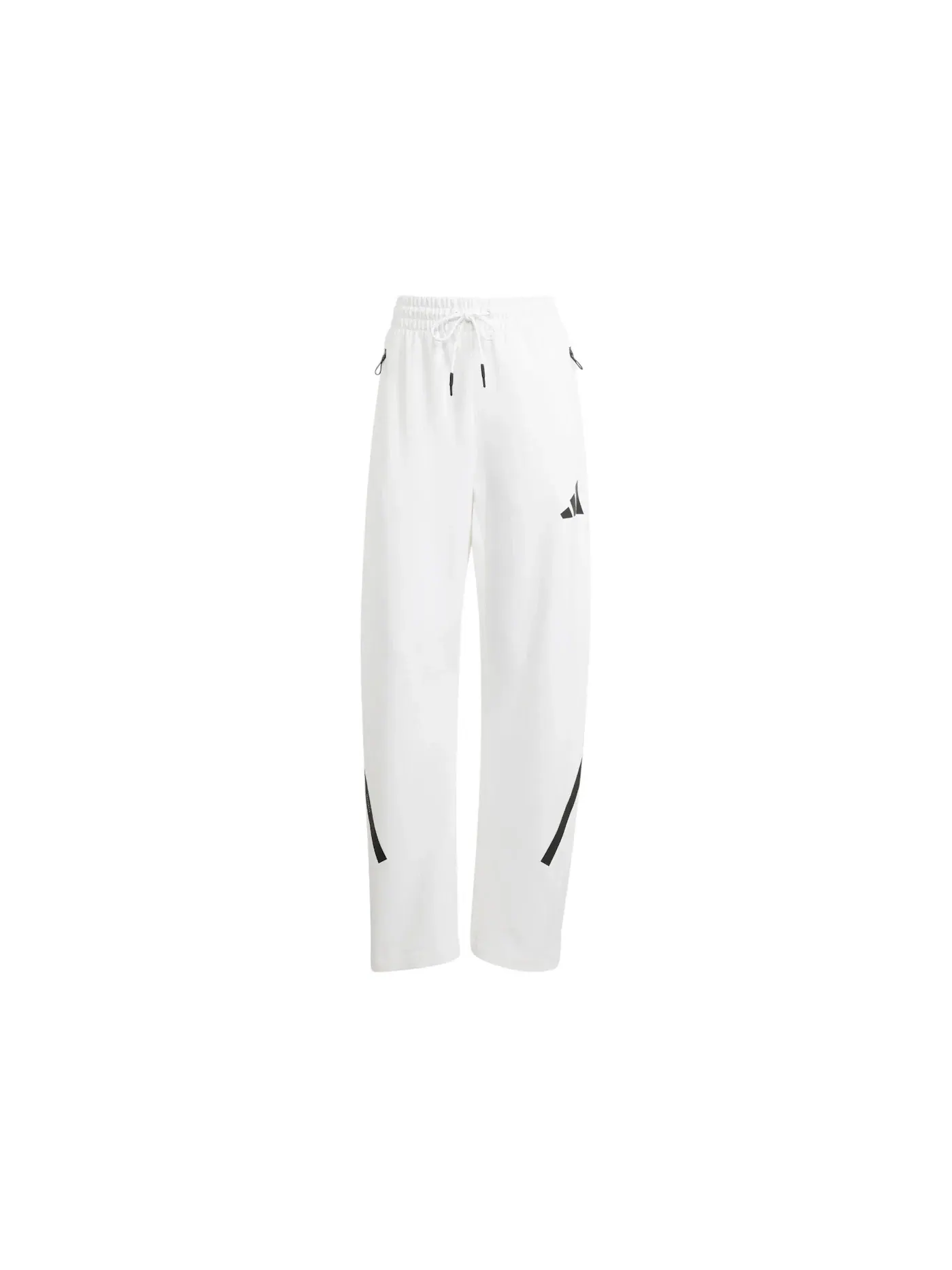 Женские спортивные штаны с принтом Z.N.E. Barrel Tracksuit Bottoms Adidas — изображение 1 из 1, белый/черный