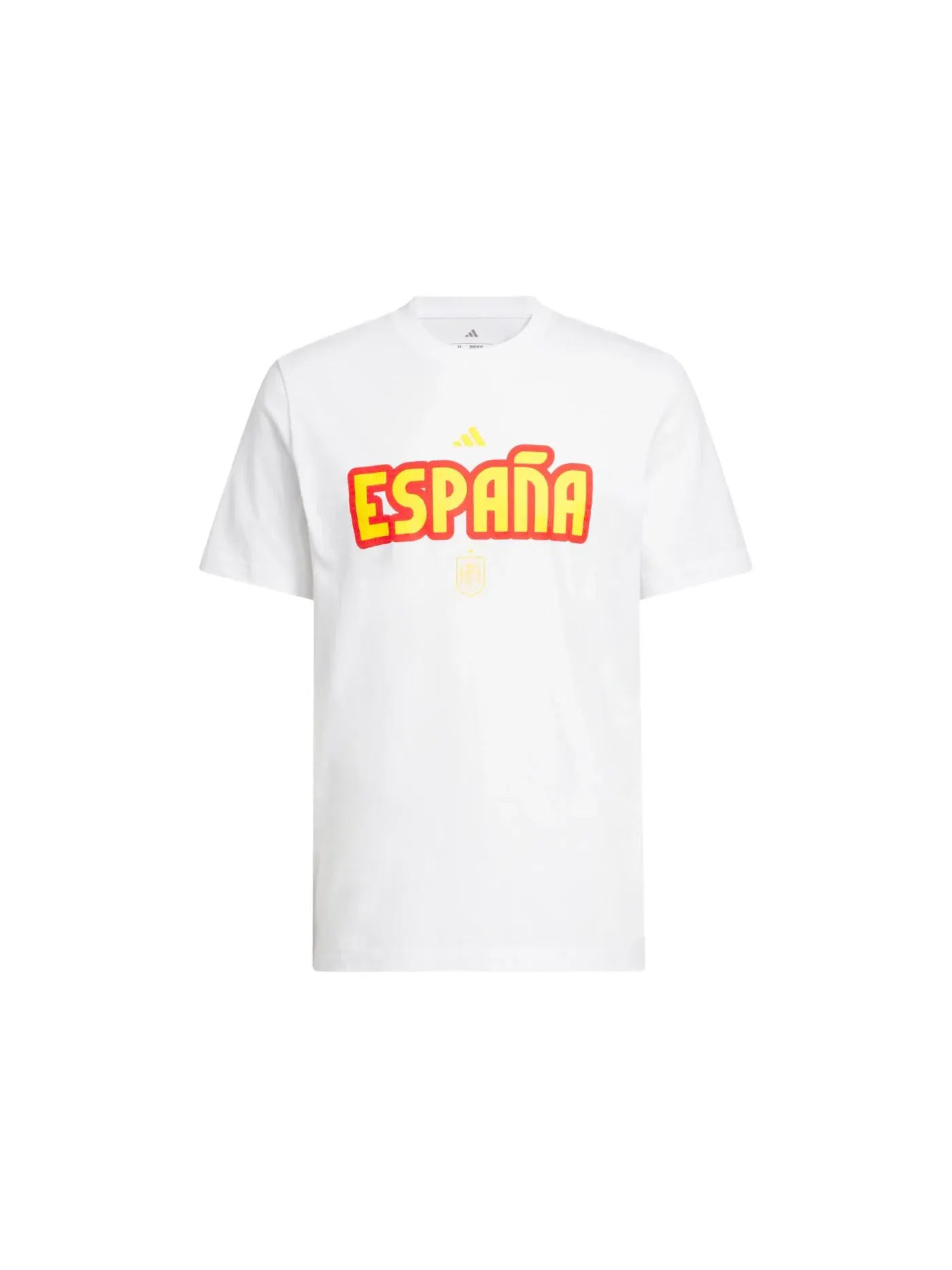 Мужская футболка с принтом Adidas World Cup 2026 Spain Home Graphic Tee — изображение 1 из 1, белый