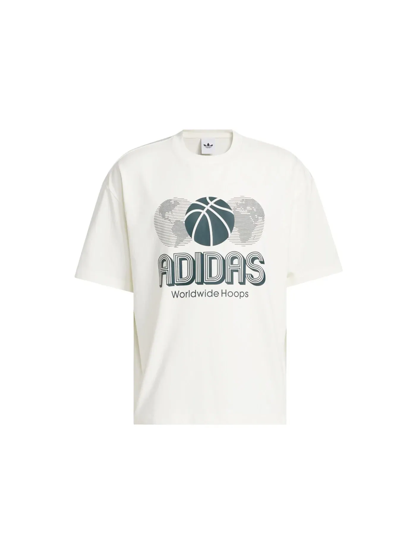 Детская футболка с принтом Tee Adidas — изображение 1 из 1, белый