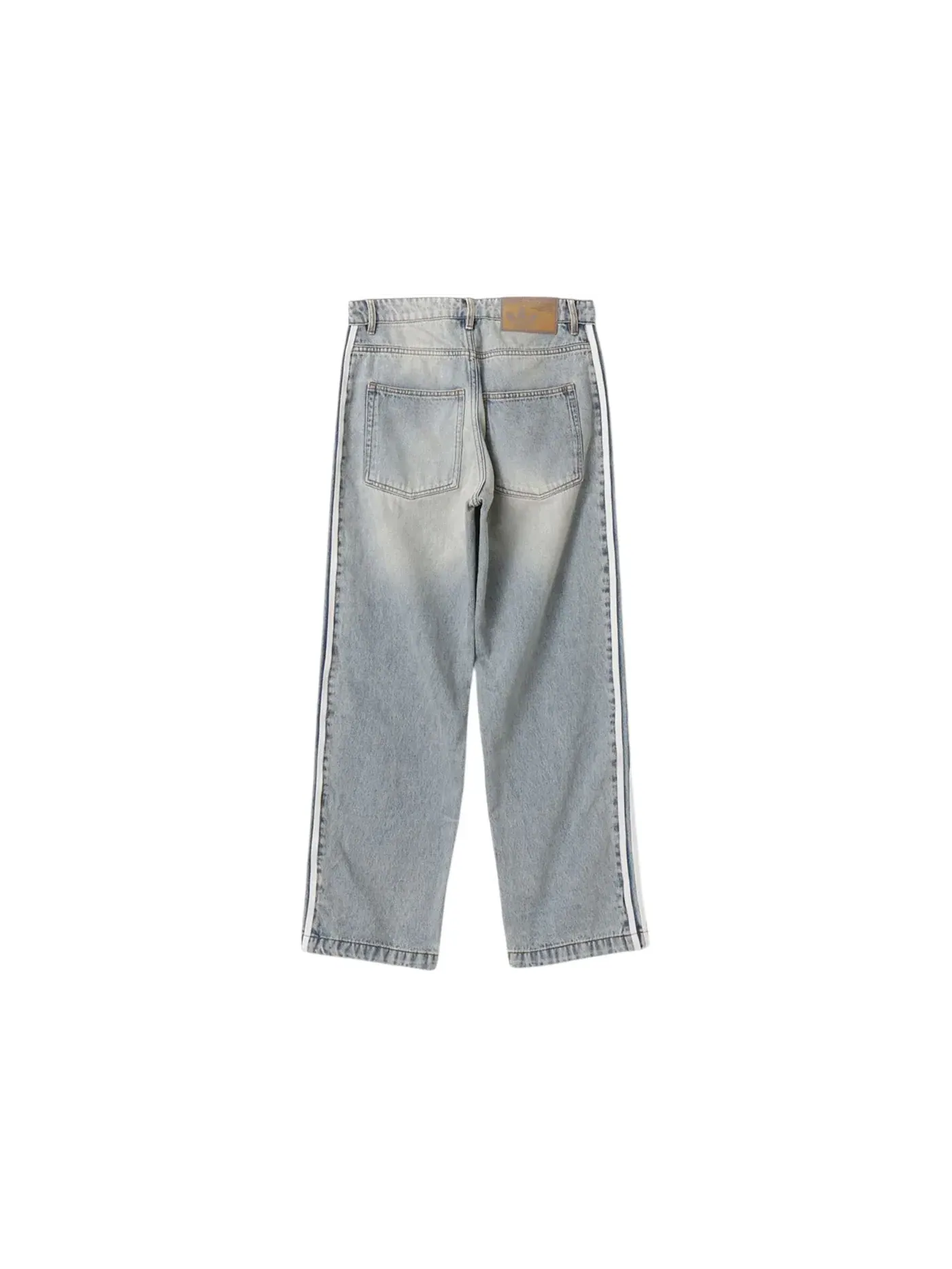Детские джинсы с принтом Adidas x Atmos Denim Firebird Track Pants — изображение 2 из 2, синий