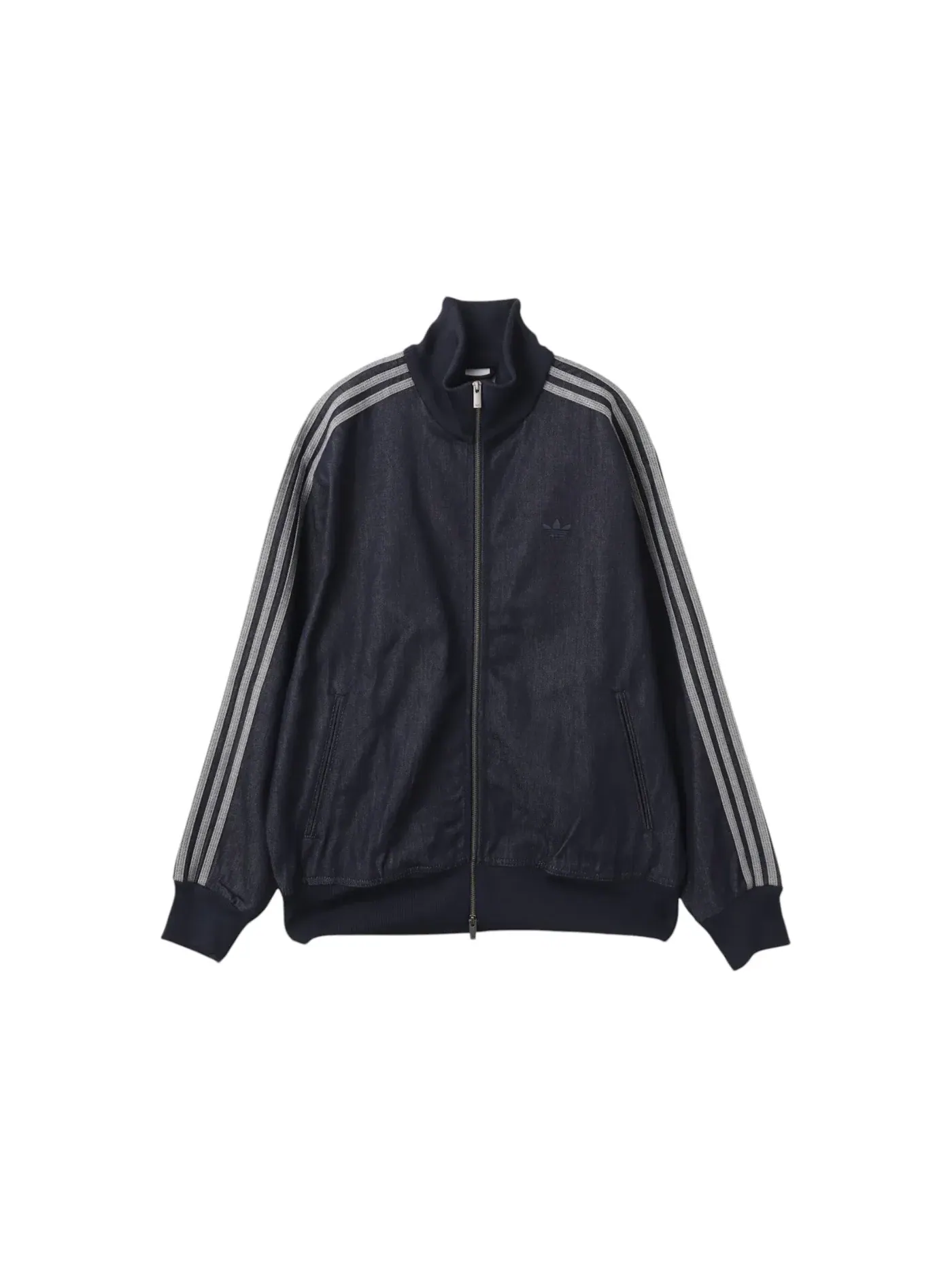Женская куртка из денима Firebird Track Top Adidas — изображение 1 из 2
