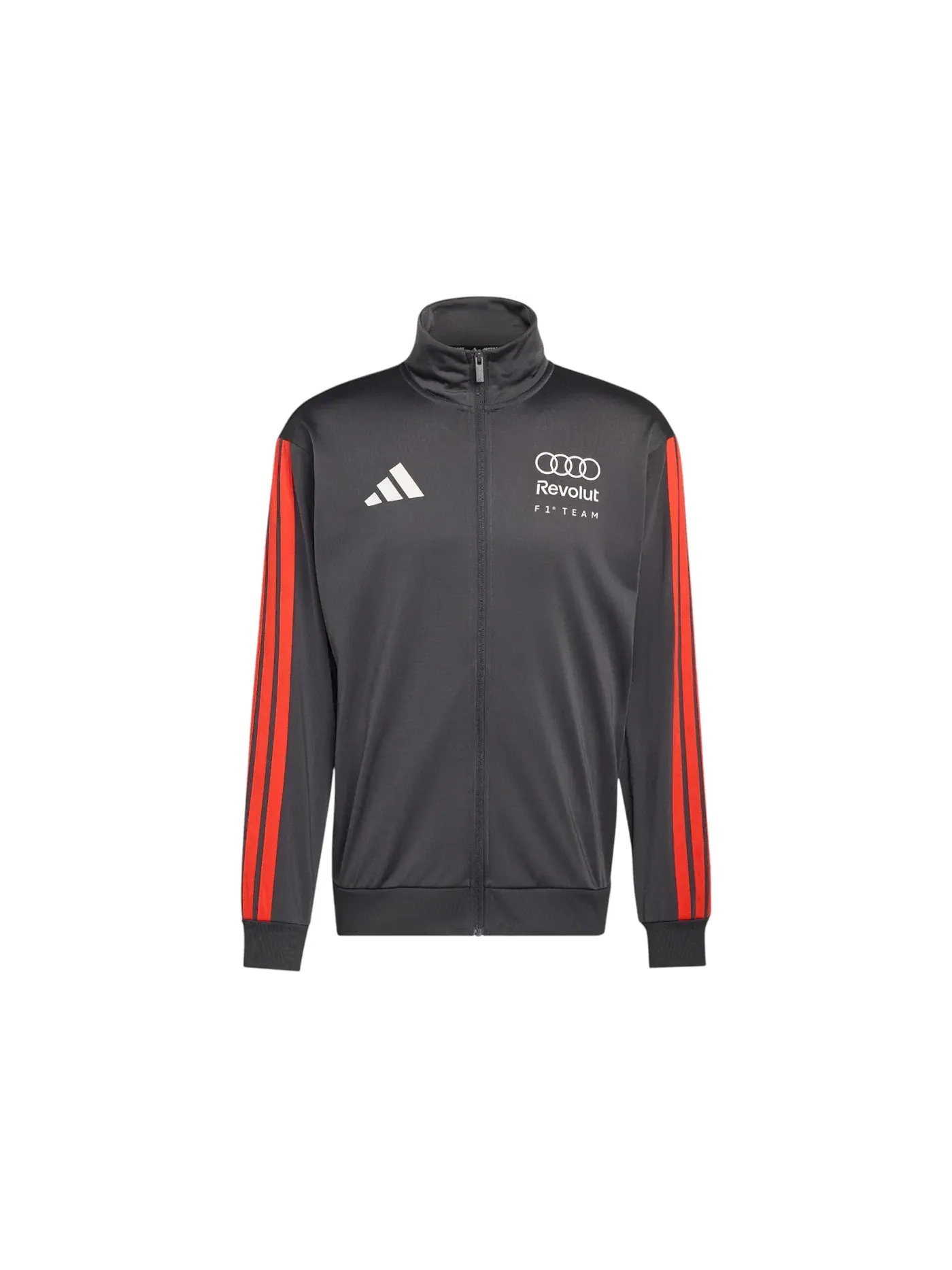 Мужская куртка-бомбер с принтом Adidas x Audi Revolut F1 Team DNA Track Top — изображение 1 из 1, черный