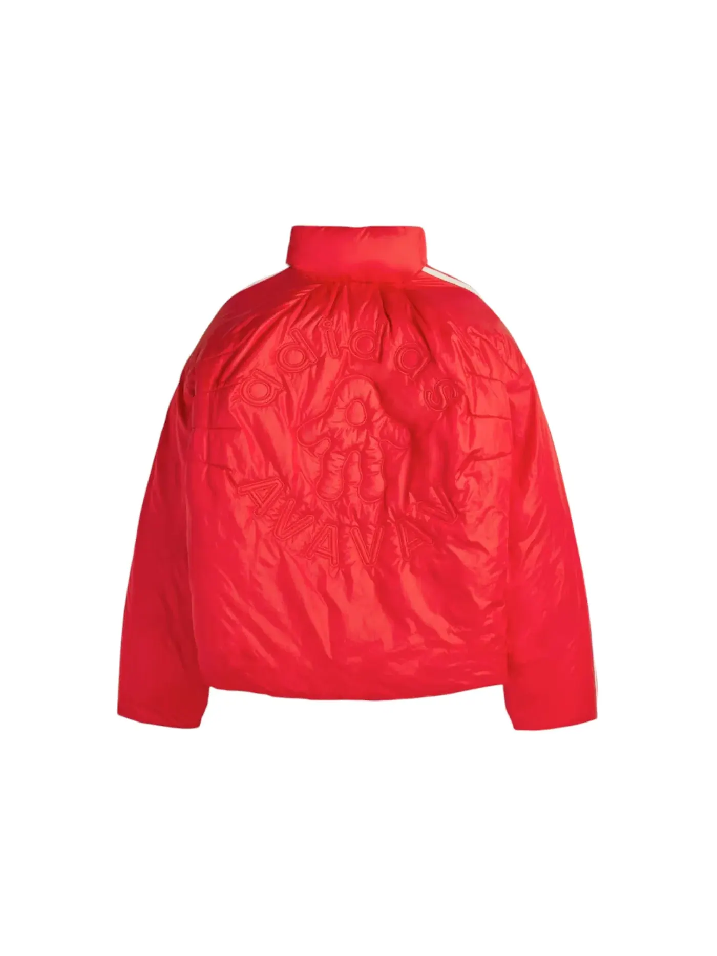 Мужская куртка-пуховик с принтом Adidas x Avavav Puffer Jacket — изображение 2 из 2, красный