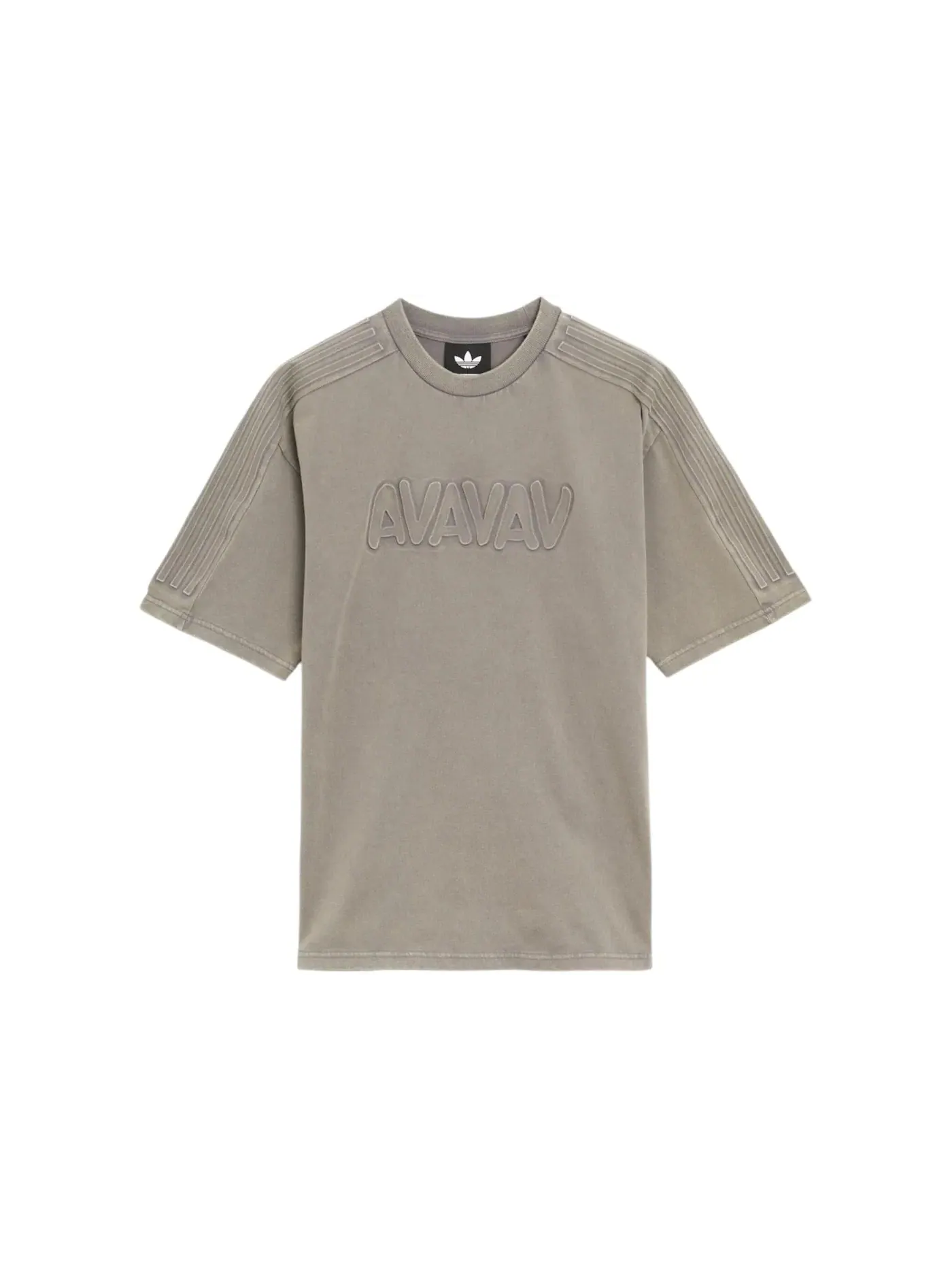 Женская футболка с принтом Adidas x Avavav — изображение 1 из 1, серый