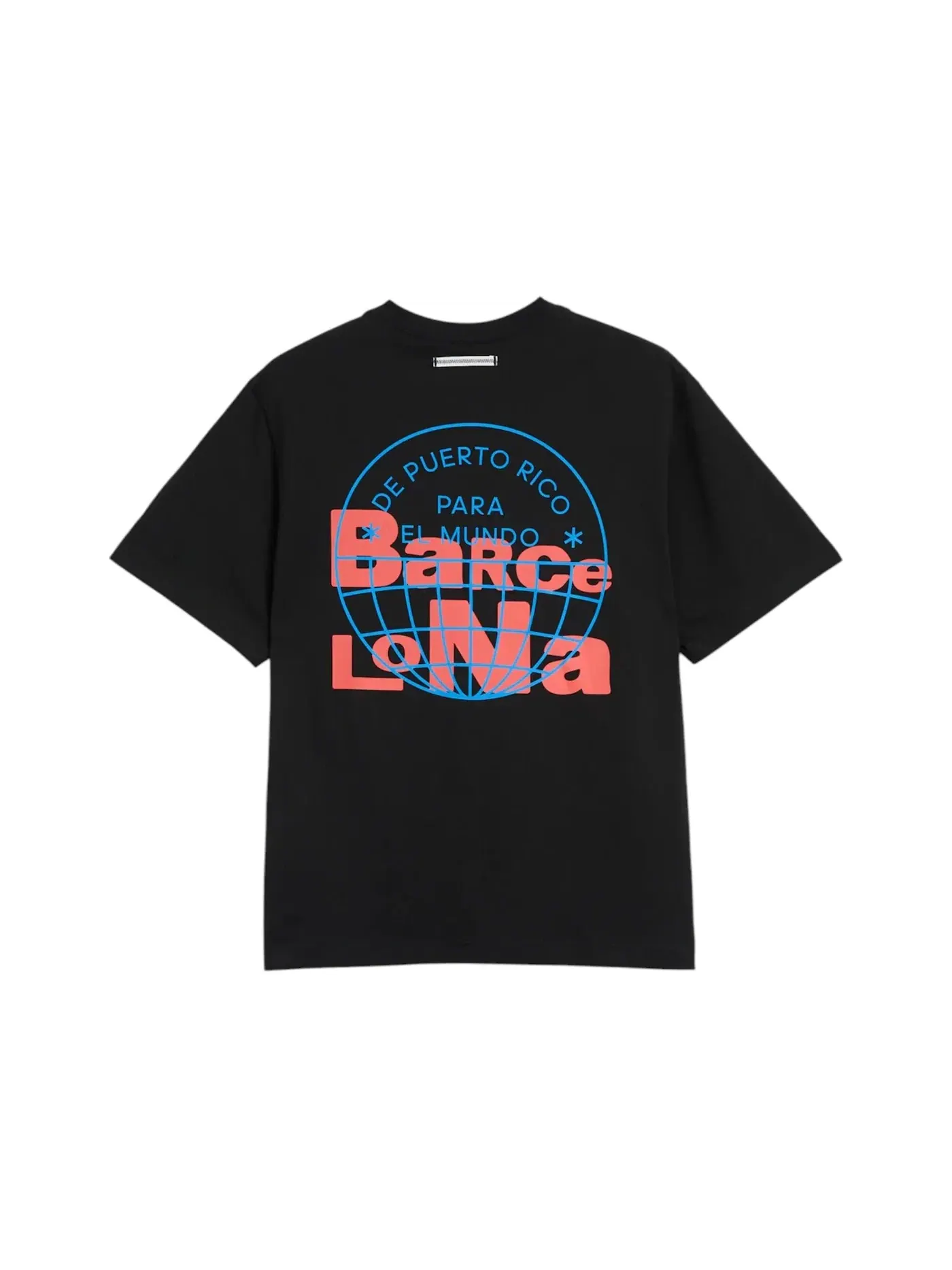 Футболка с принтом Adidas x Bad Bunny DtMF Tour Barcelona Heavyweight Merch Tee Adidas — изображение 1 из 2, черный