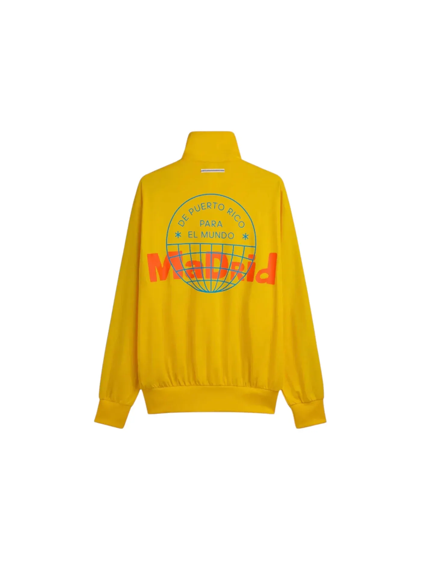 Женская куртка-бомбер с длинным рукавом Bad Bunny DtMF Tour Madrid Firebird Track Jacket Adidas — изображение 1 из 2, желтый