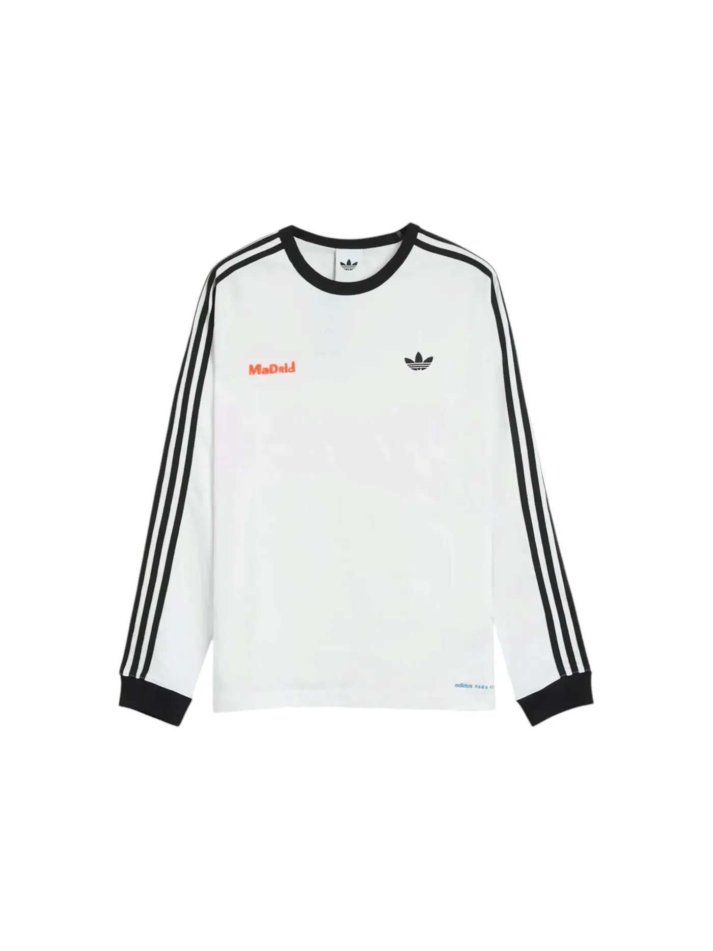Футболка с длинным рукавом Adidas x Bad Bunny DtMF Tour Madrid — изображение 2 из 2, белый